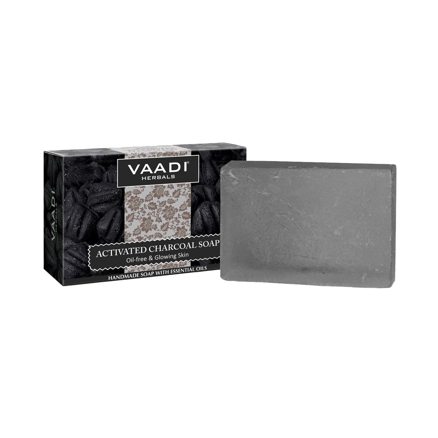 Vaadi Herbals | Vaadi Herbals Activated Charcoal Handmade Soap (75g)