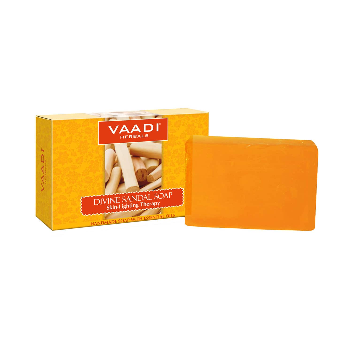 Vaadi Herbals | Vaadi Herbals Divine Sandal Handmade Soap (75g)