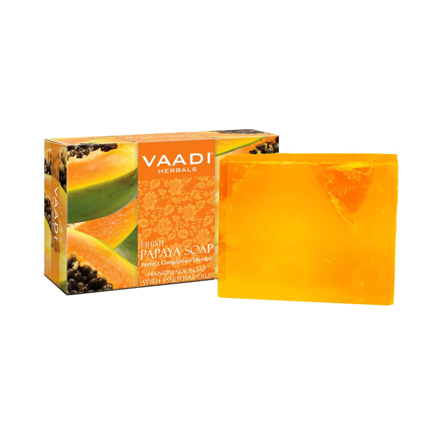 Vaadi Herbals | Vaadi Herbals Fresh Papaya Soap (75g)