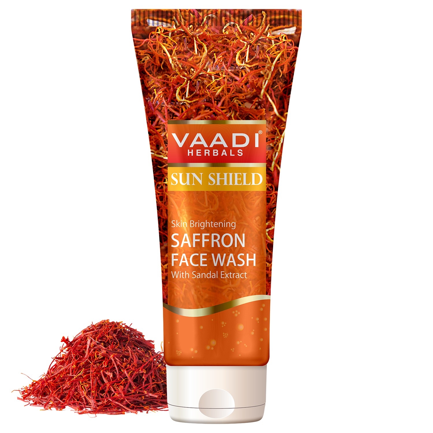 Vaadi Herbals | Vaadi Herbals Sun Shield Skin Whitening Saffron Face Wash (60ml)