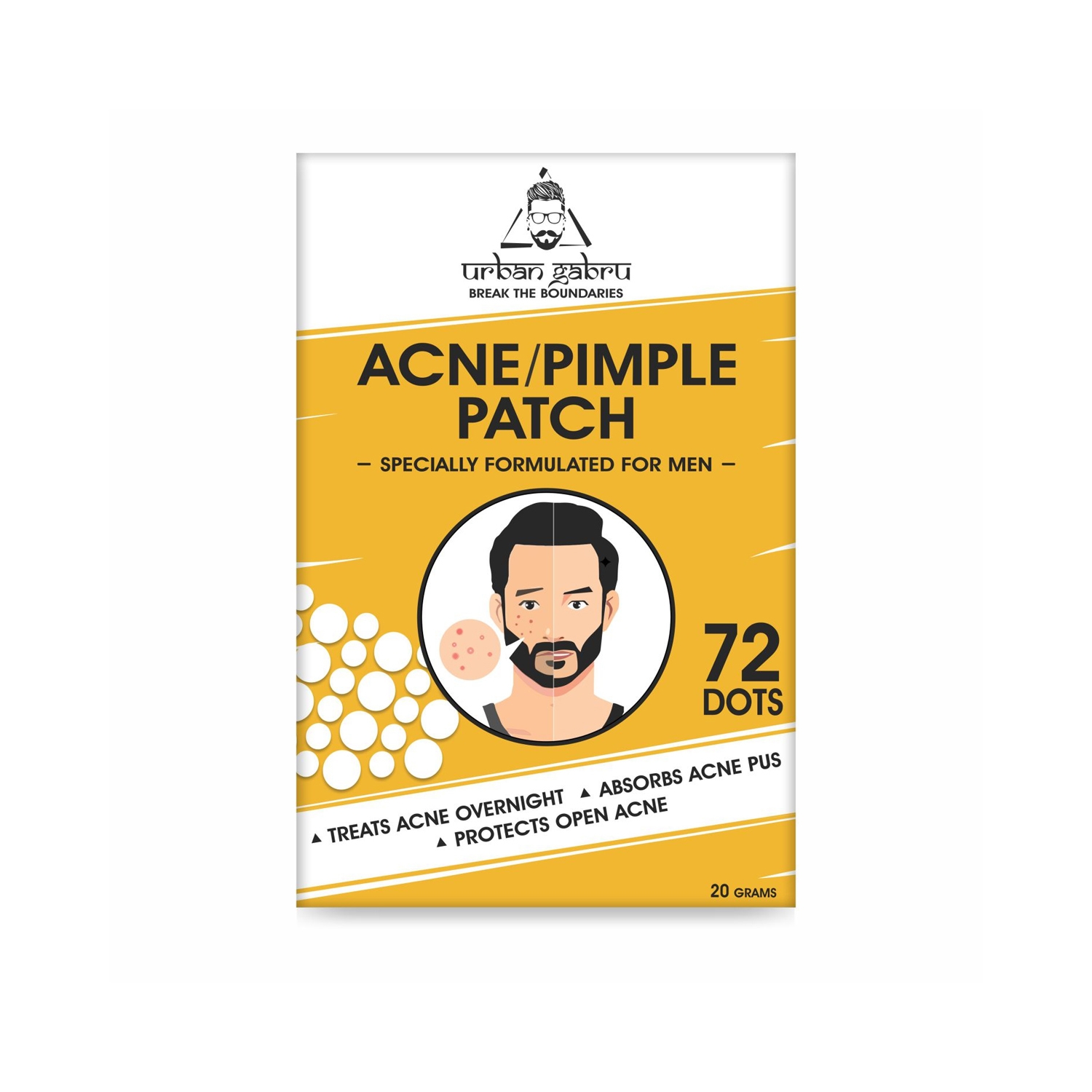Urban Gabru | Urban Gabru Mens Acne Pimple Patch (72Pcs)
