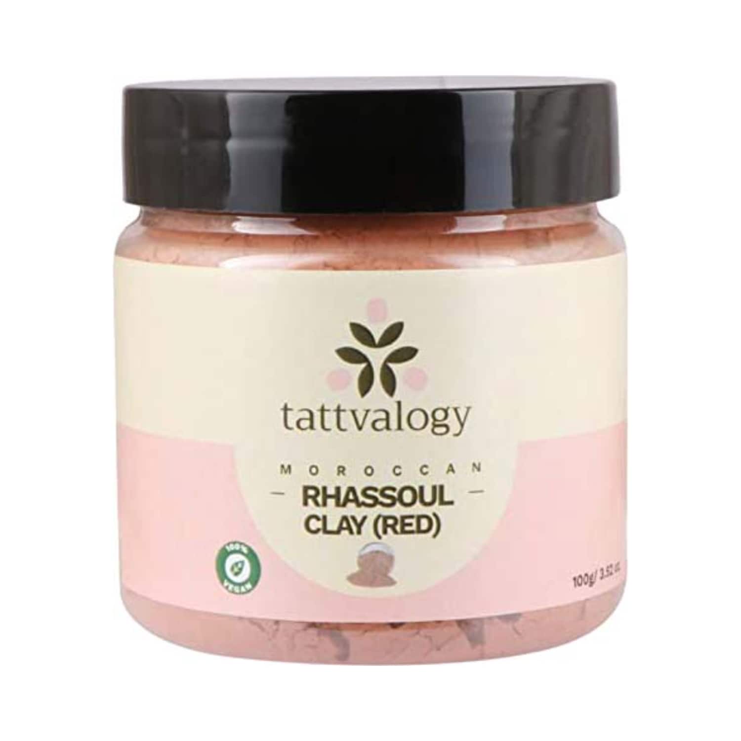 Tattvalogy | Tattvalogy Moroccan Red Rhassoul Clay Powder (100 g)