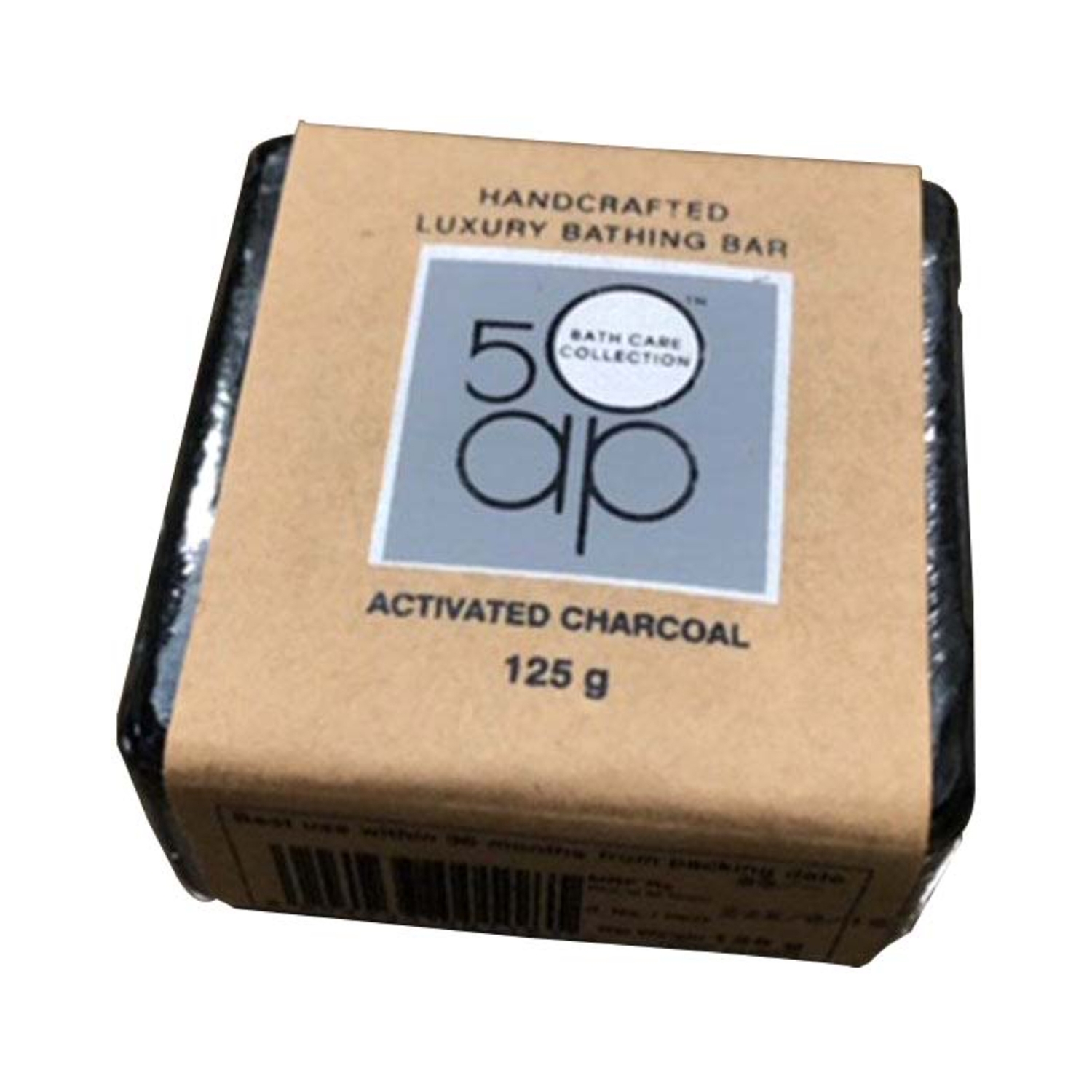50AP | 50AP Luxury Bathing Bar - Activated Charcoal (125gm)