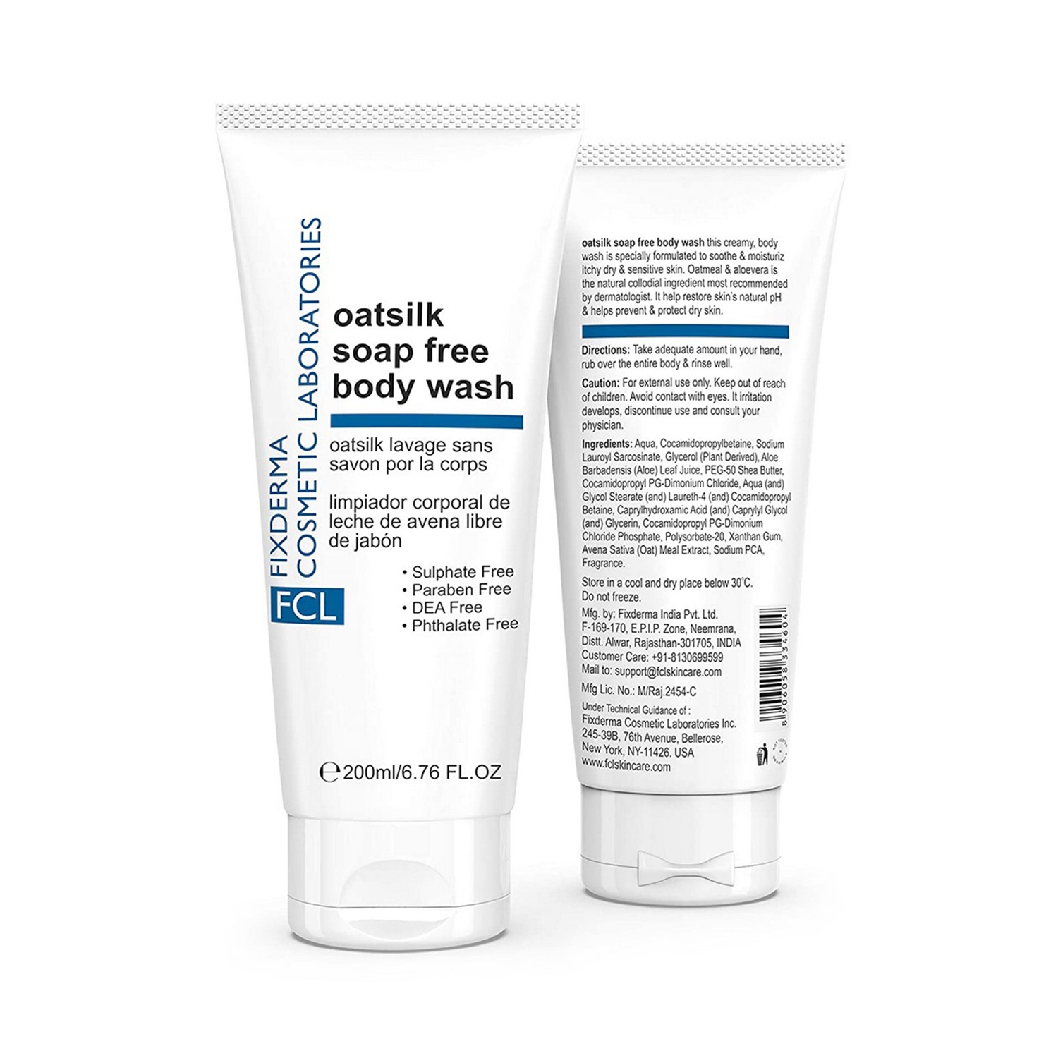 Fixderma Cosmetic Laboratories Soap Free Body Wash (200ml)