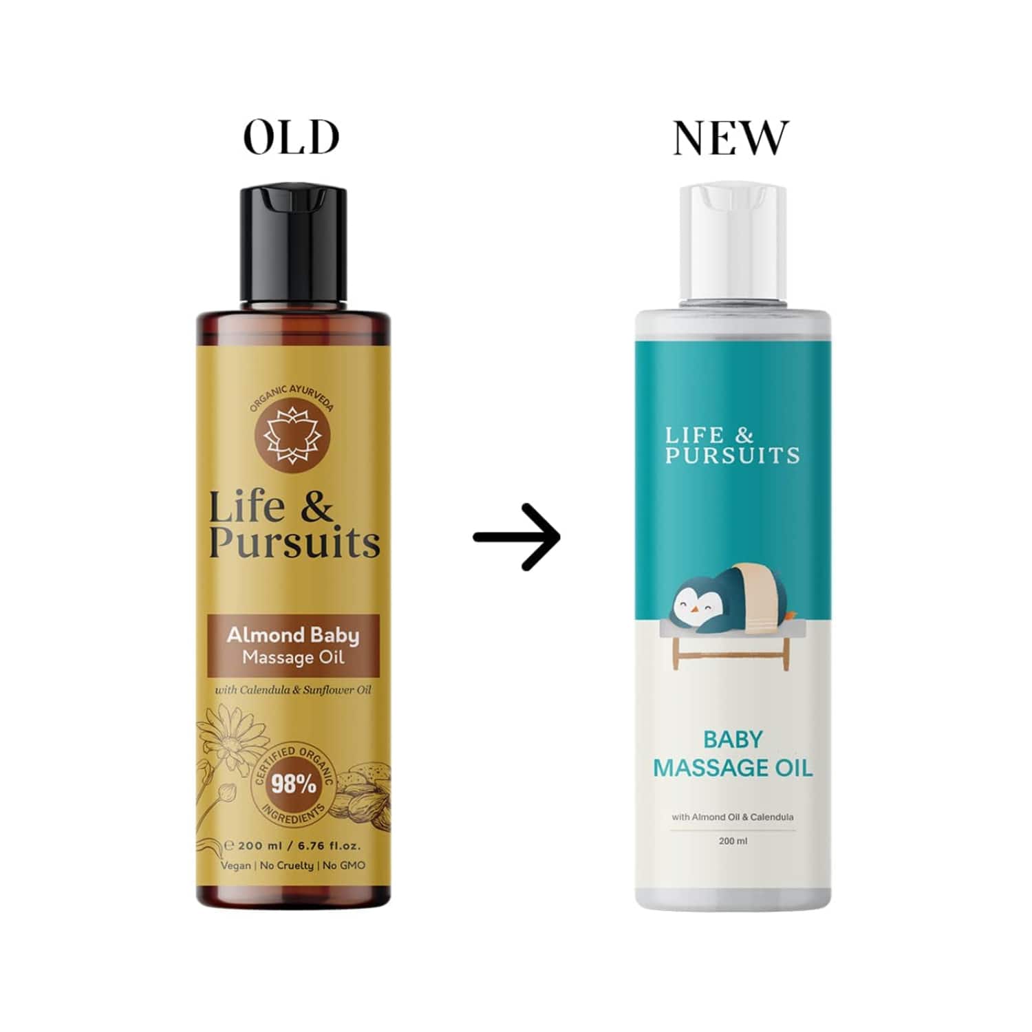Life and pursuits clearance baby massage oil