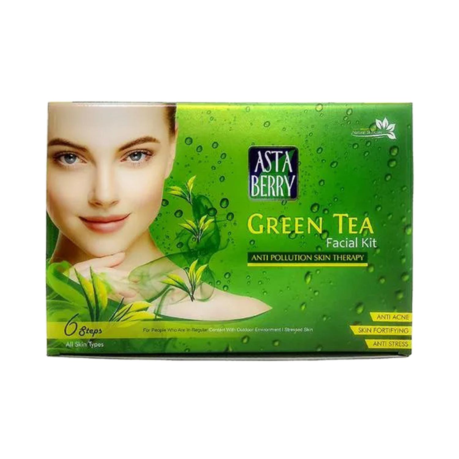 Astaberry | Astaberry Green Tea Facial Kit - (6Pcs)