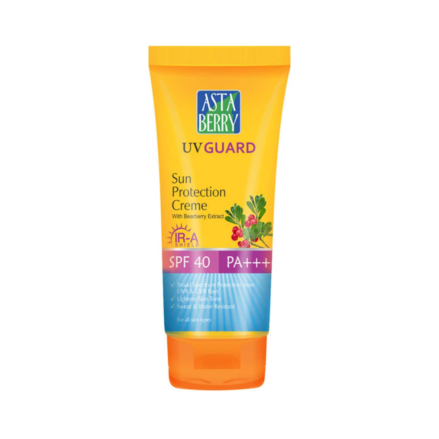 Astaberry | Astaberry UV Guard Sun Protection Creme SPF 40 (100ml)