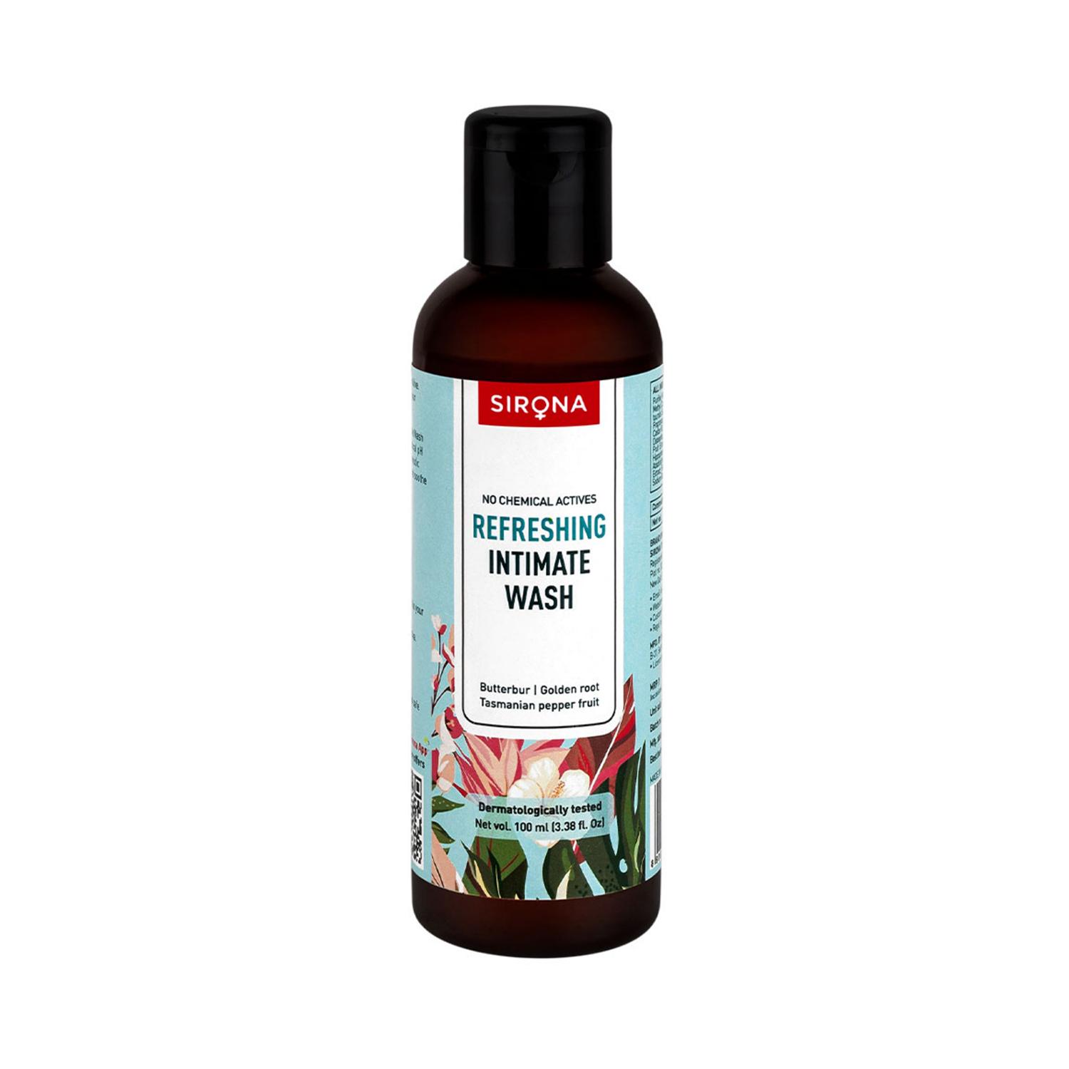 Sirona Natural Ph Balanced Refreshing Intimate Wash (100ml)