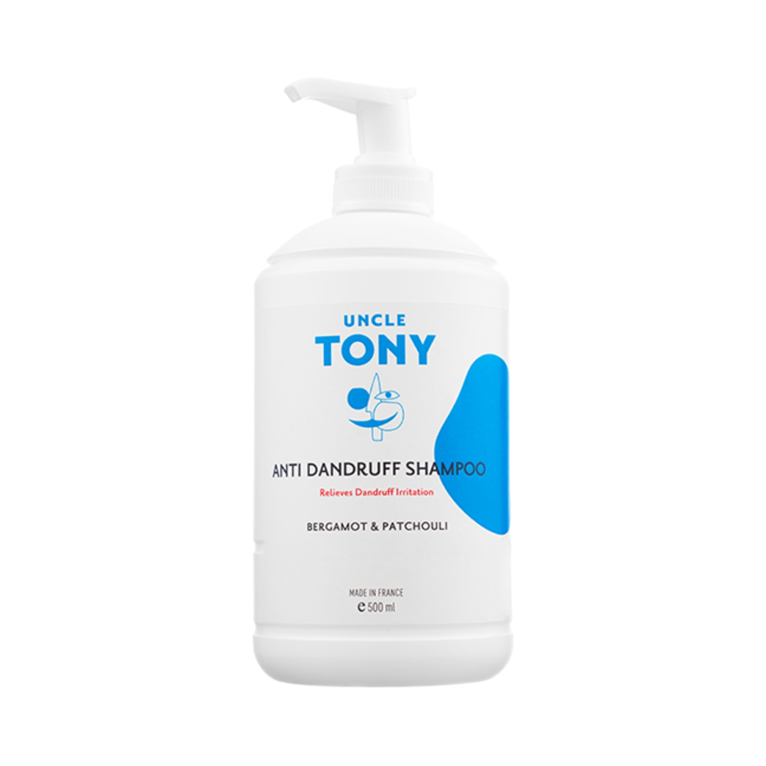 Uncle Tony Bergamot & Patchouli Anti Dandruff Shampoo (500ml)