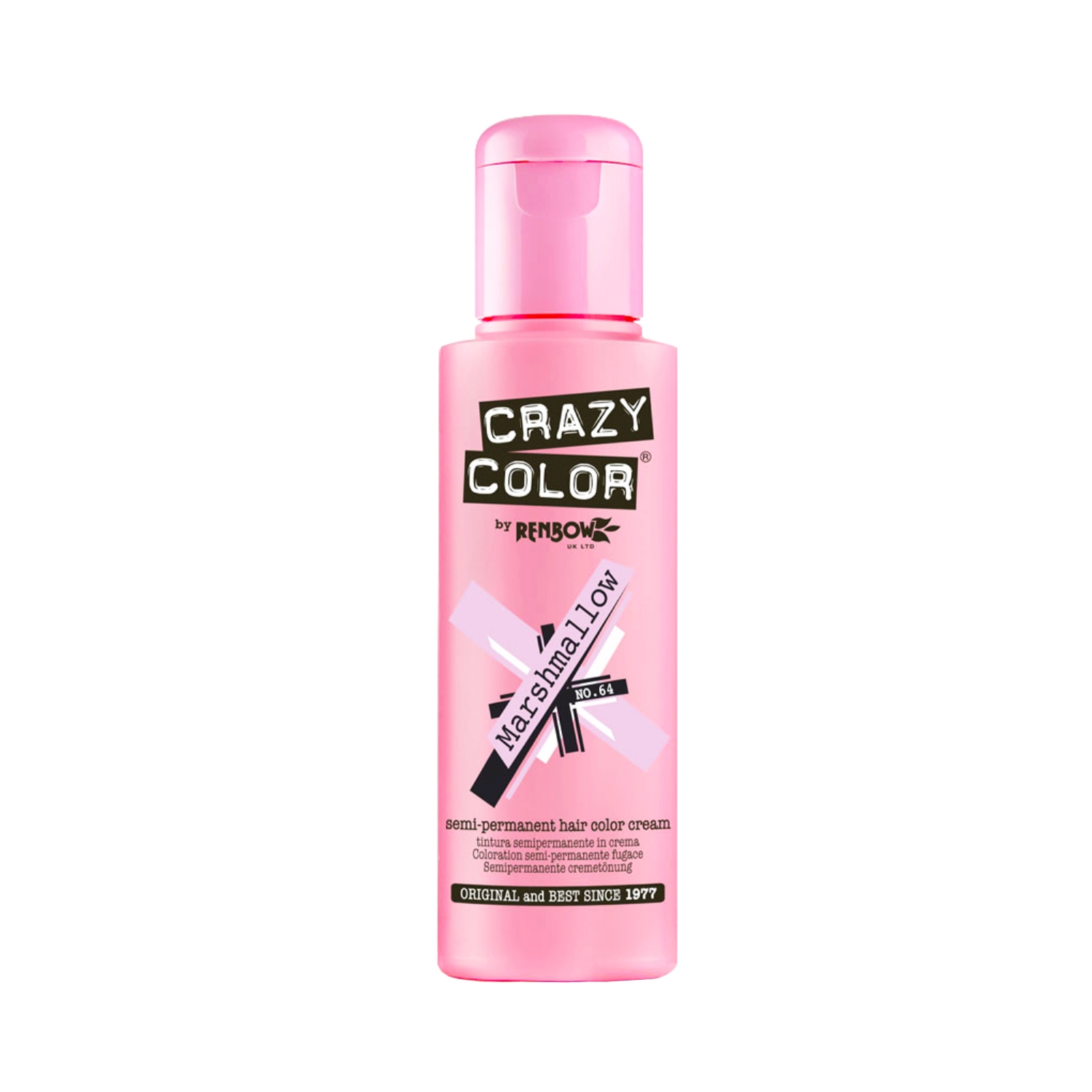Crazy Color | Crazy Color Semi Permanent Hair Color Cream - 64 Marshmallow (100ml)