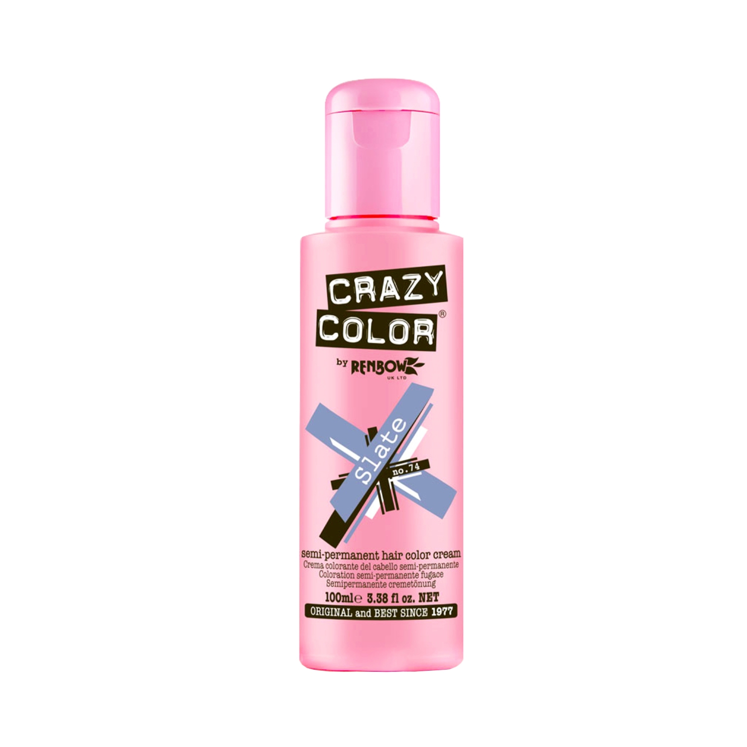 Crazy Color | Crazy Color Semi Permanent Hair Color Cream - 74 Slate (100ml)