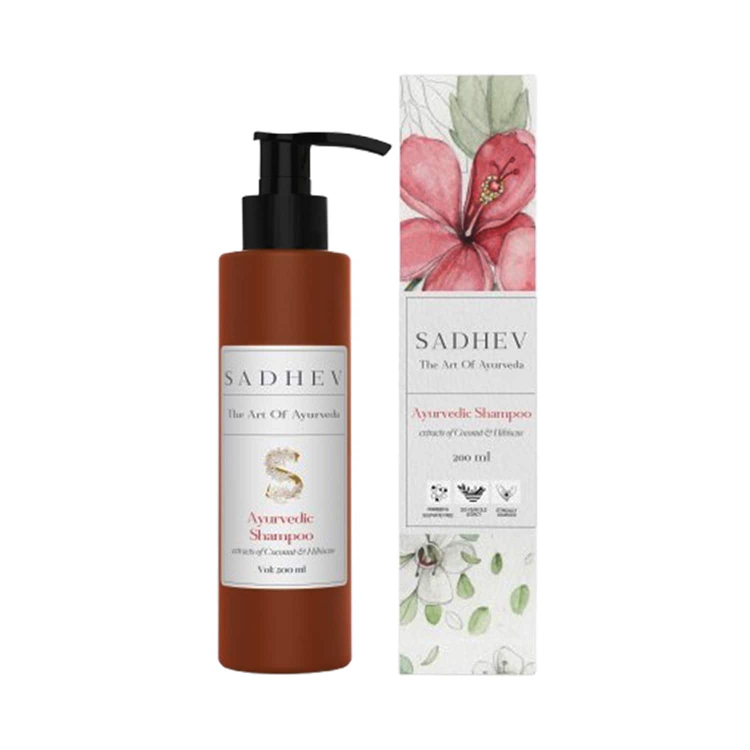 Sadhev | Sadhev Coconut & Hibiscus Ayurvedic Shampoo (200ml)