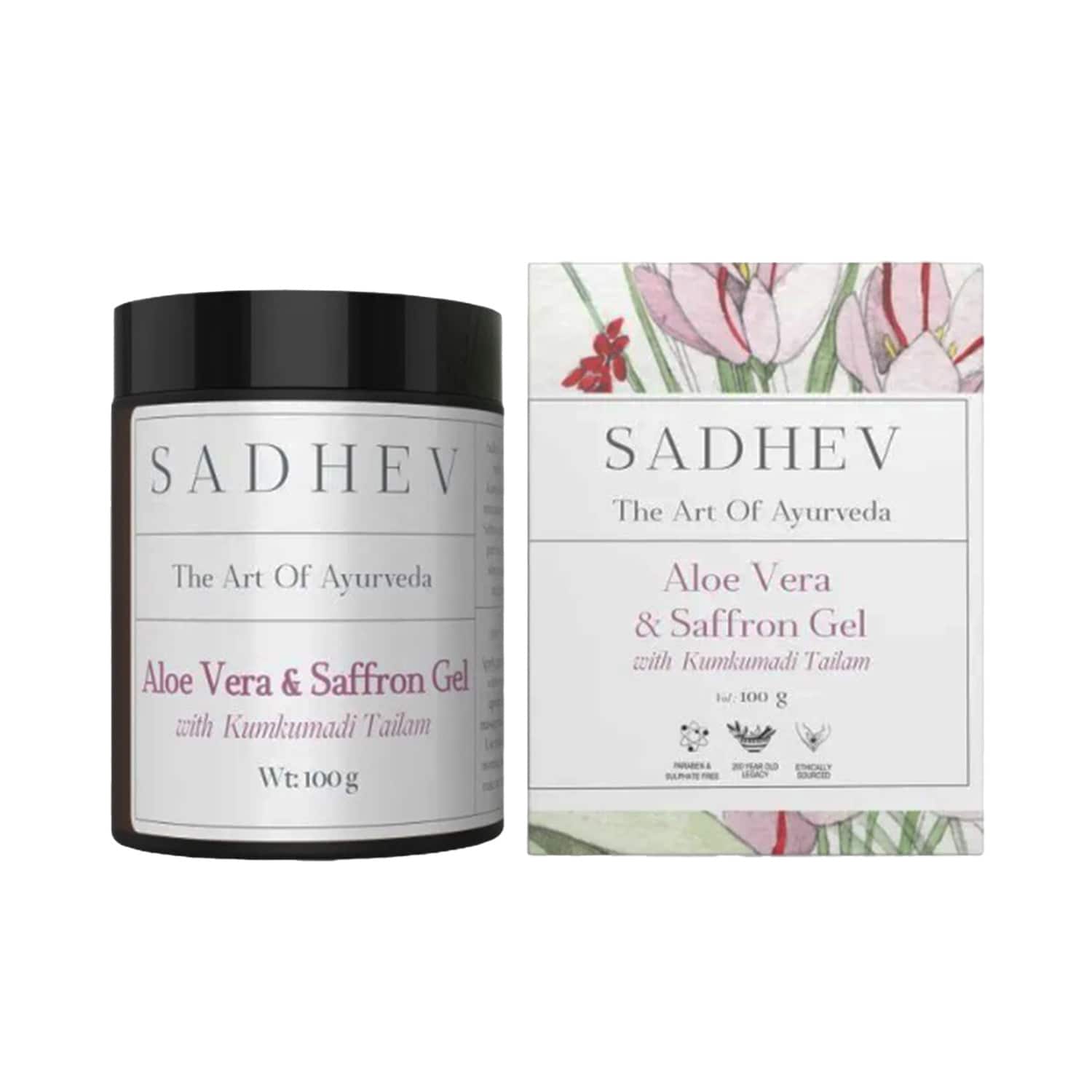 Sadhev | Sadhev Aloe Vera & Saffron Gel With Kumkumadi Thailam (100g)
