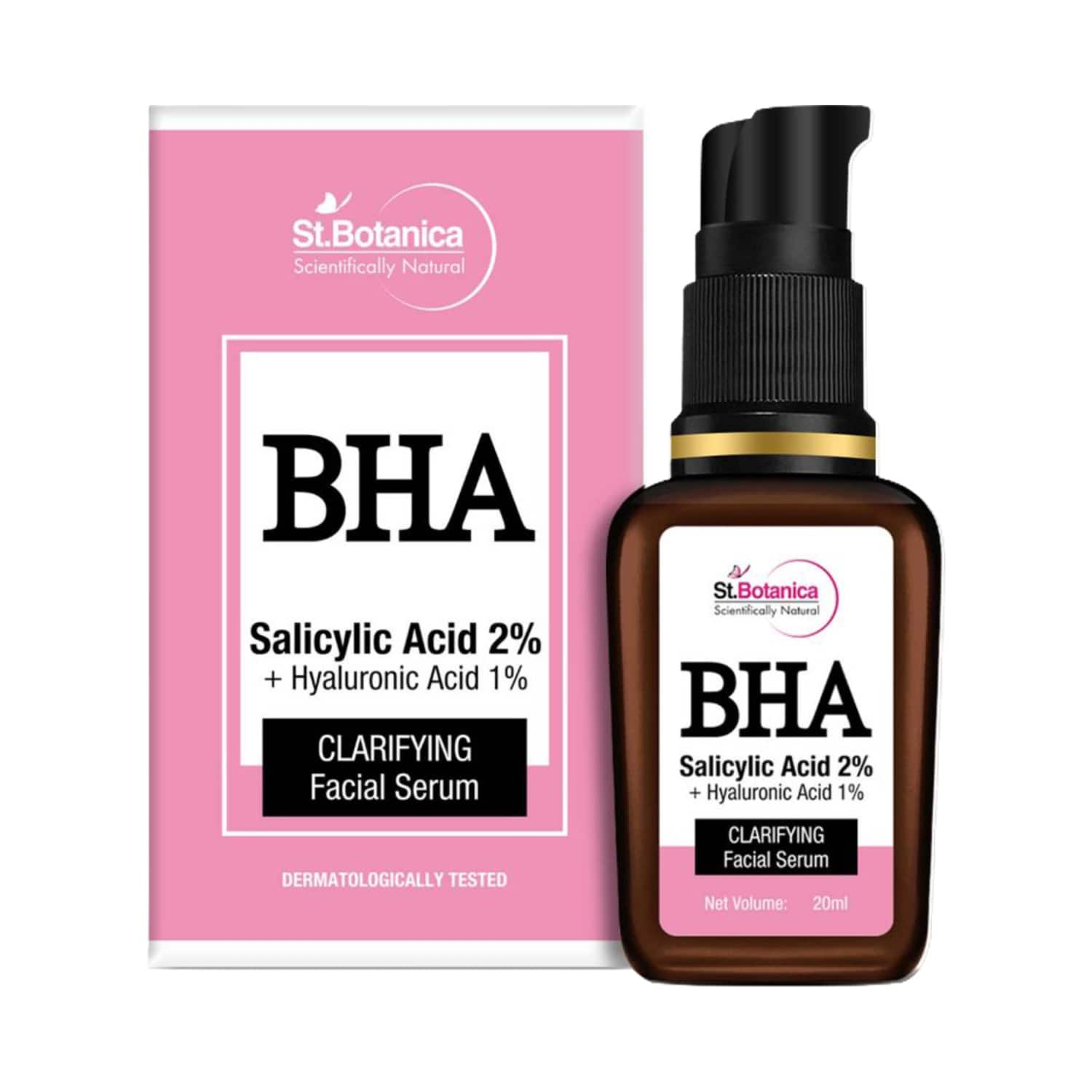 St.Botanica | St.Botanica Bha Salicylic Acid 2% + Hyaluronic Acid 1% Skin Clarifying Face Serum (20ml)