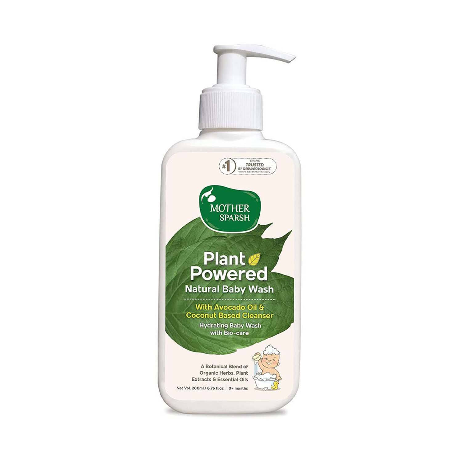 Mother Sparsh | Mother Sparsh Plant Power Natural Baby Wash (200ml)