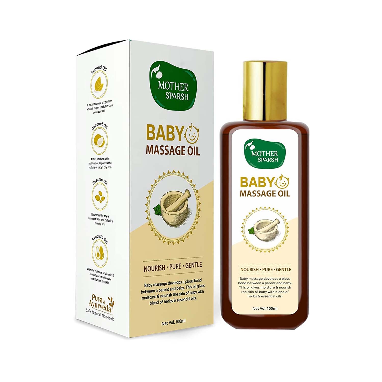 Mother Sparsh | Mother Sparsh Natural Baby Massage Oil (100ml)