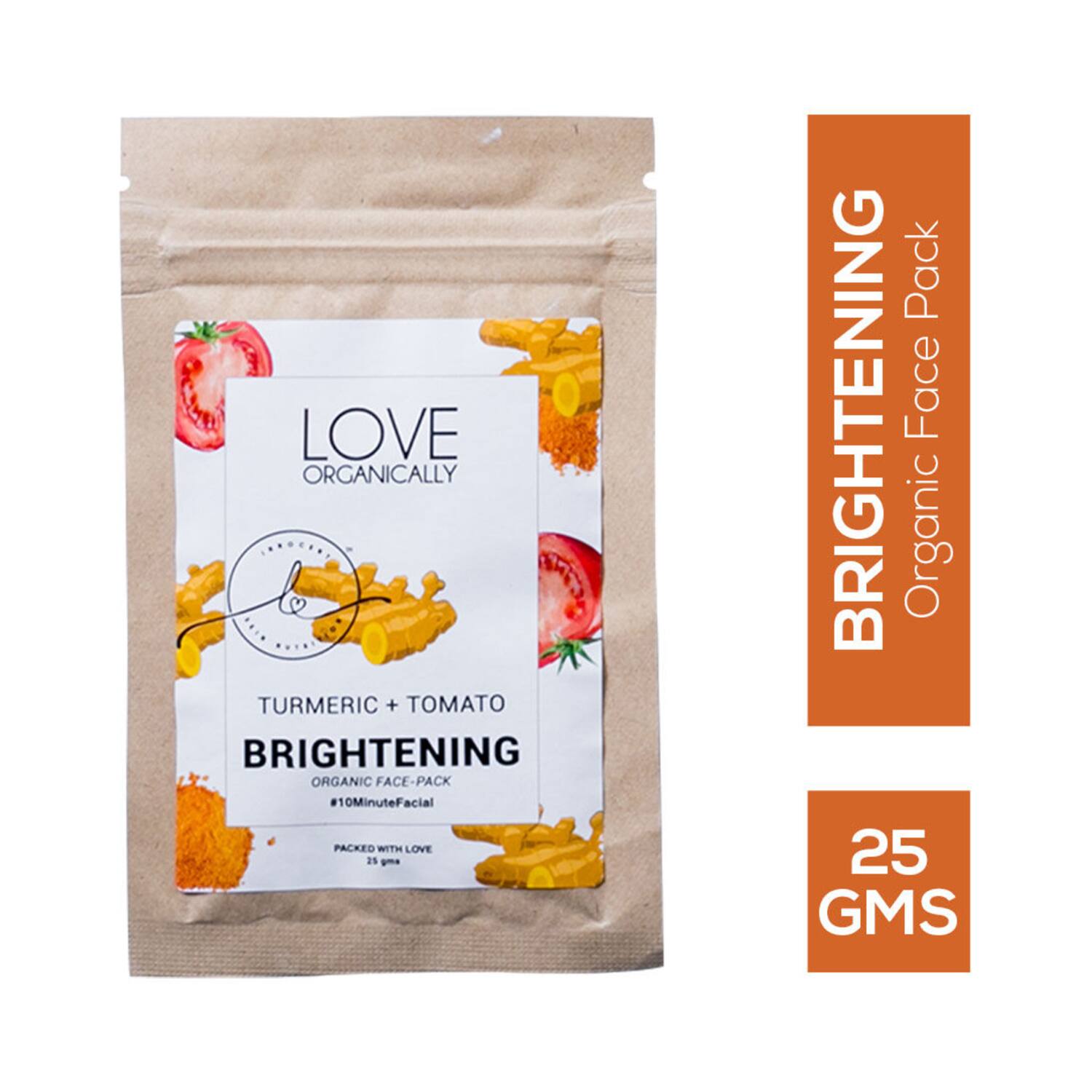 Love Organically | Love Organically Brightening Organic Face Pack Powder (25g)