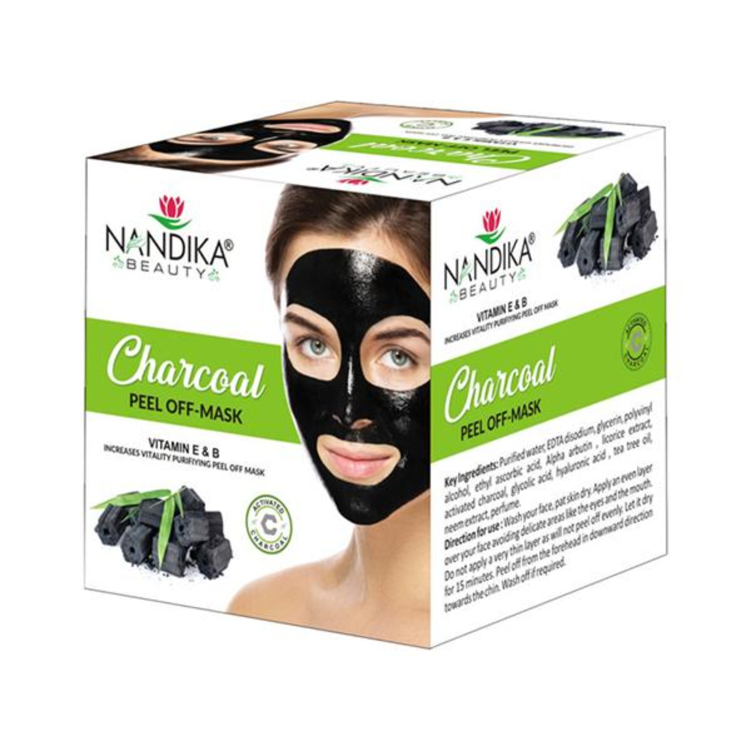 Nandika | Nandika Charcoal Beauty Peel Off Face Mask (100ml)