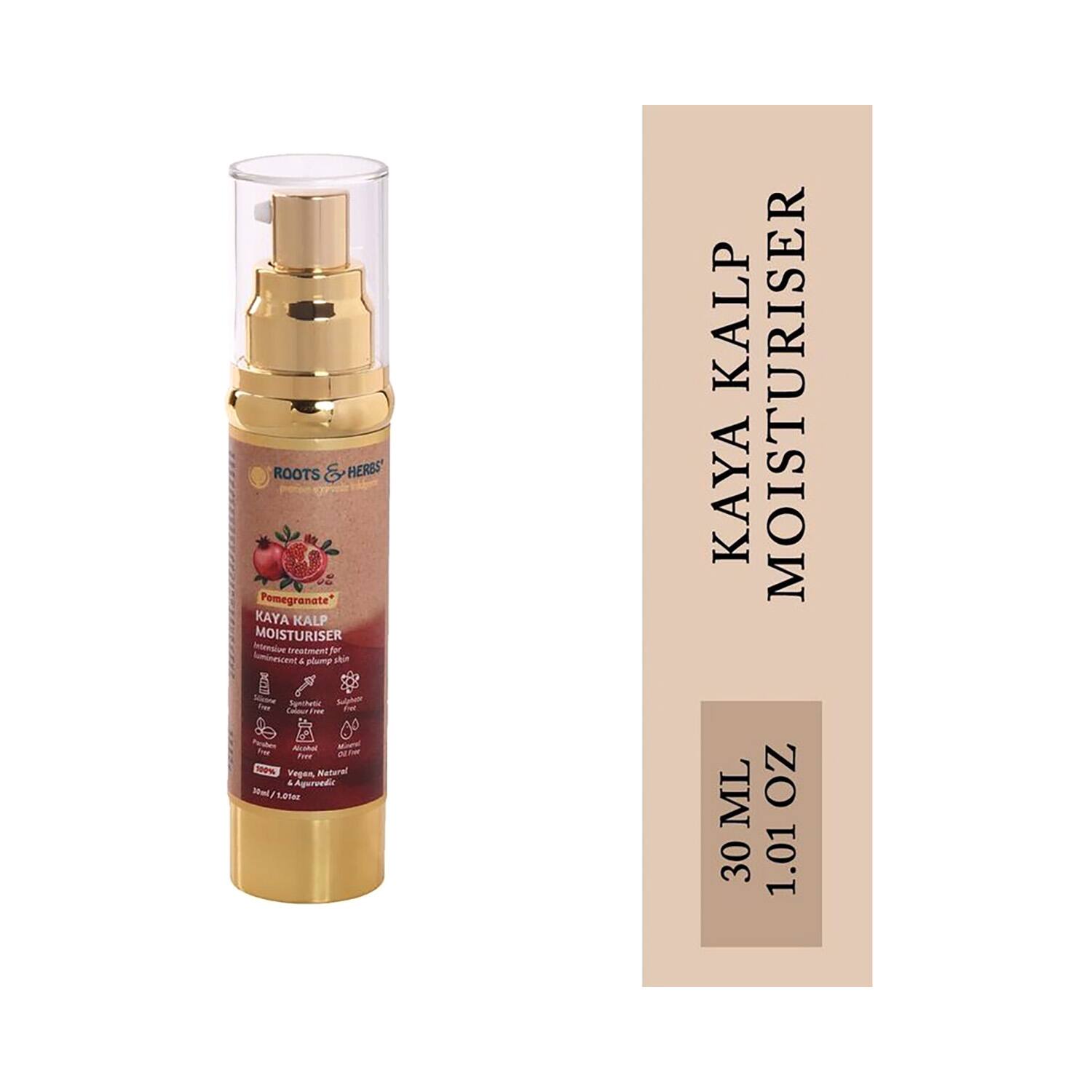 Roots & Herbs | Roots & Herbs Pomegranate Kaya Kalp Moisturiser (30ml)