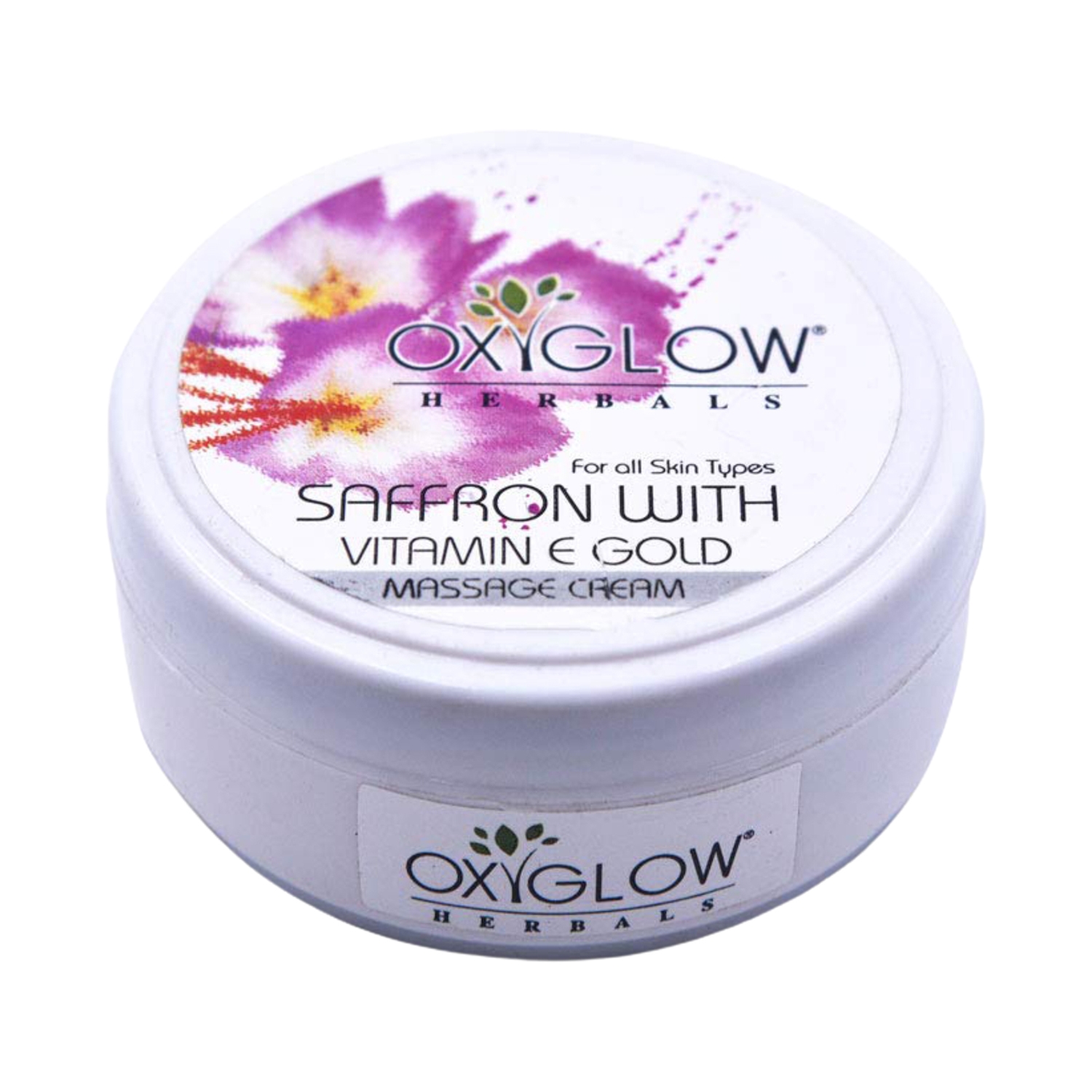 Oxyglow Saffron With Vitamin E Massage Cream (100g)
