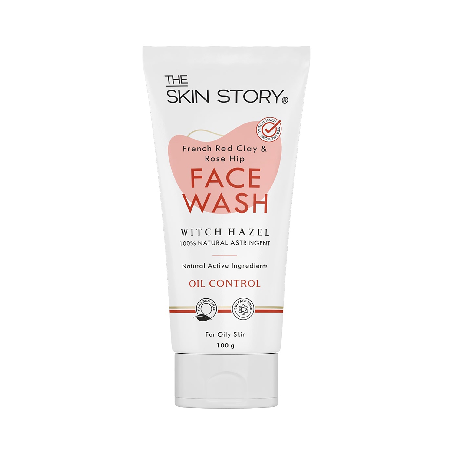 The Skin Story | The Skin Story French Red Clay & Rosehip Facewash (100g)