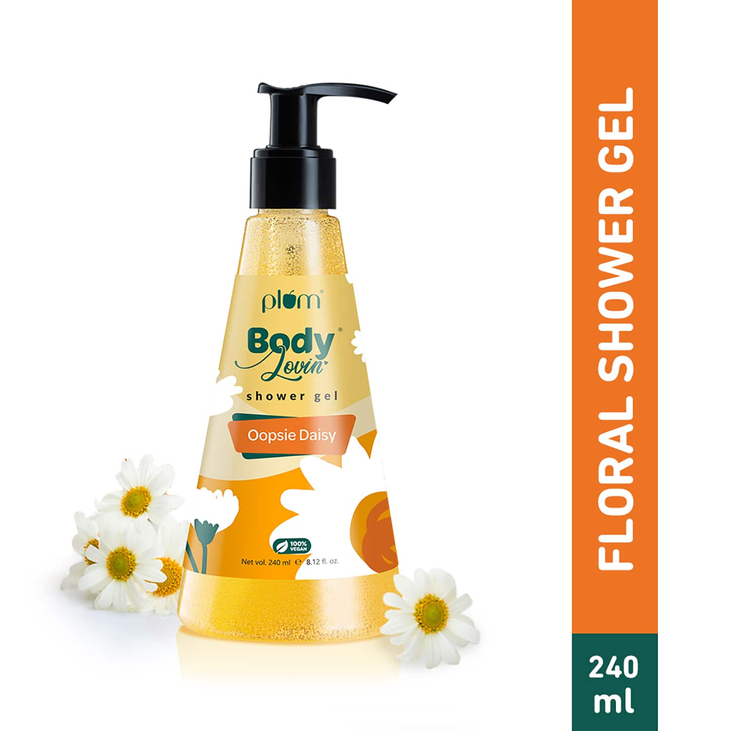 Floral top shower gel