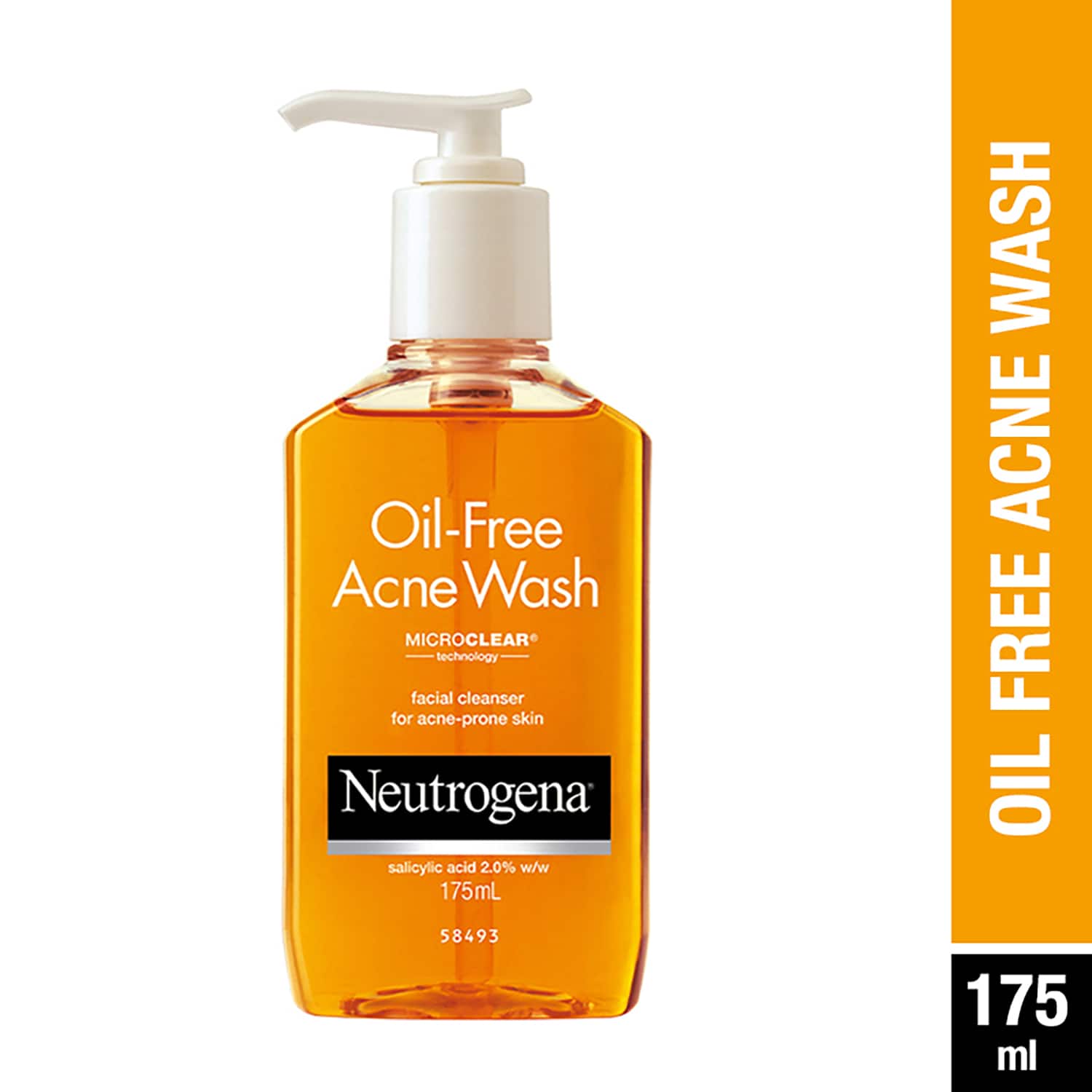 Neutrogena | Neutrogena Oil Free Acne Face Wash - (175ml)