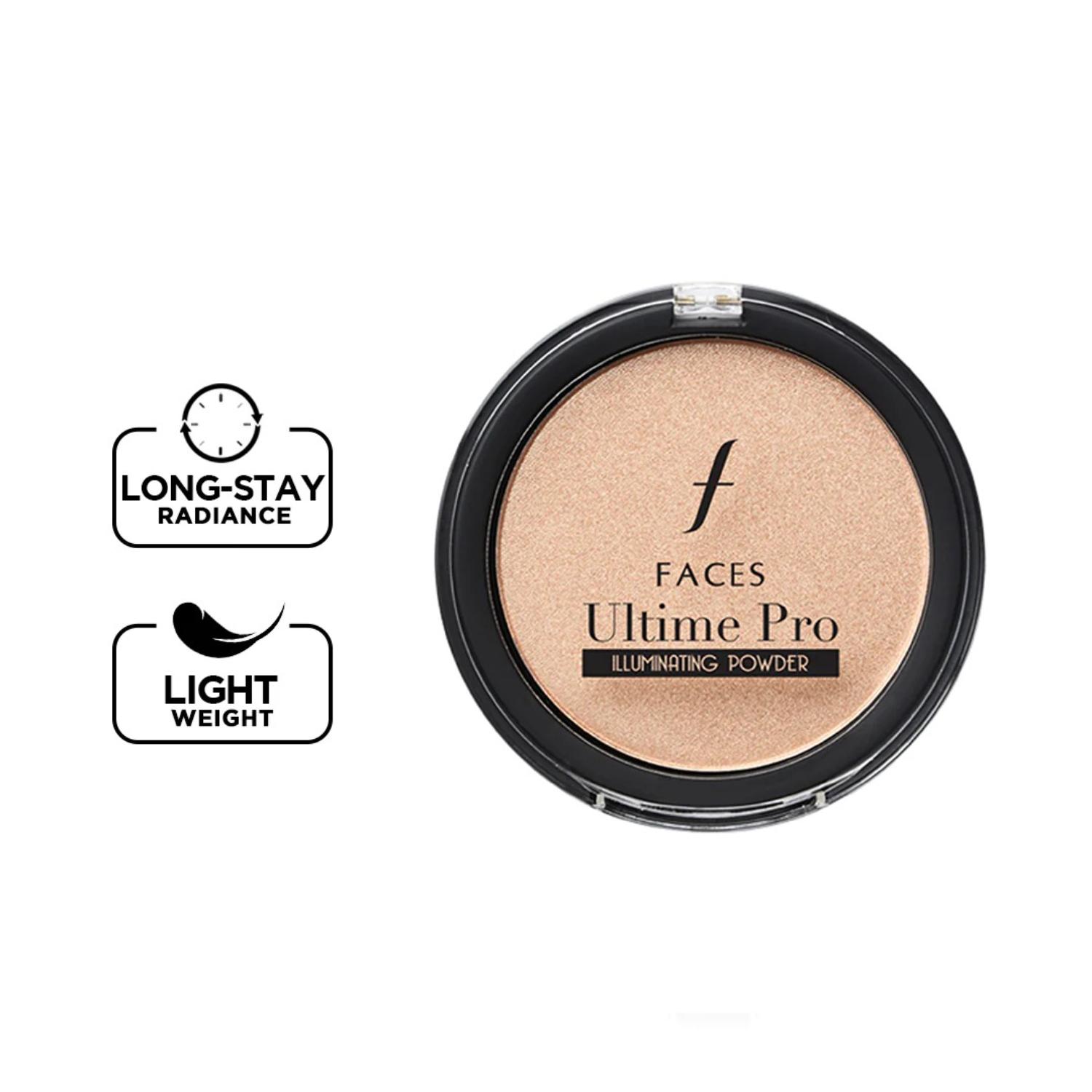 Faces Canada | Faces Canada Ultime Pro Illuminating Powder, Long Lasting Radiance, Oil Control (9 g)
