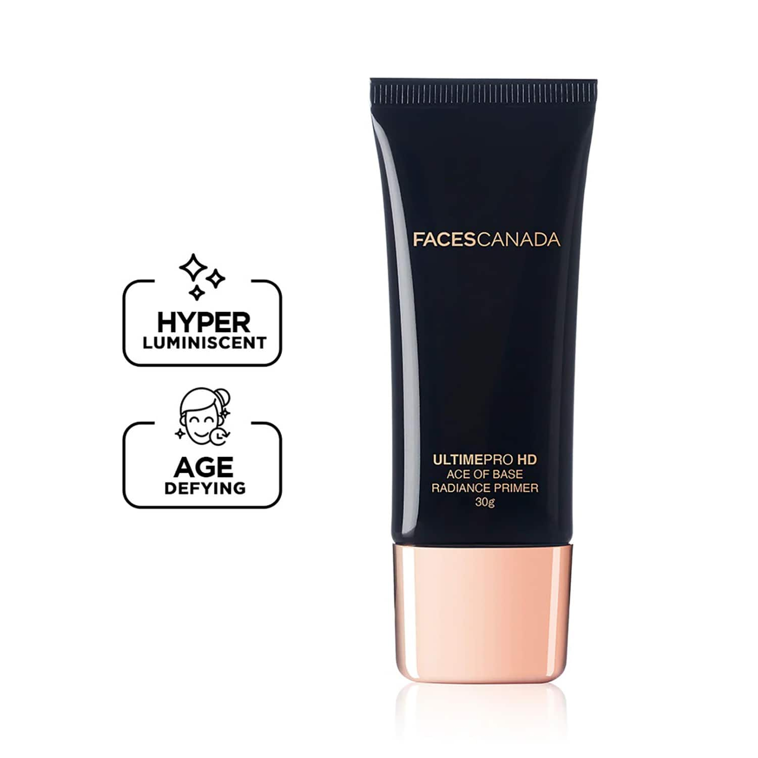 Faces Canada | Faces Canada Ultime Pro HD Ace Base Radiance Primer, Lightweight Face Primer, Long Lasting (30 ml)