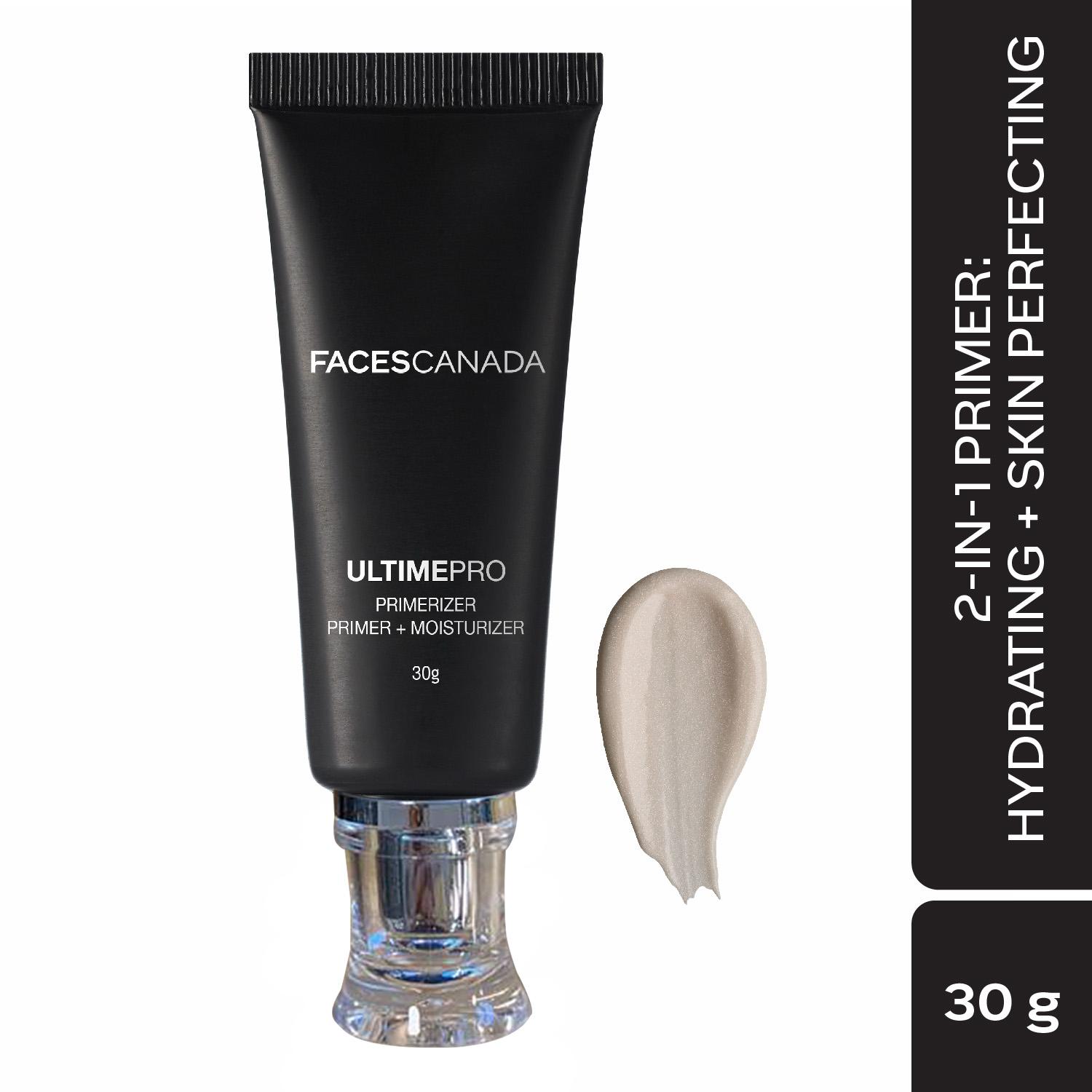 Faces Canada | Faces Canada Ultime Pro Primerizer Primer + Moisturizer, Skin Perfecting & Hydrating (30 g)