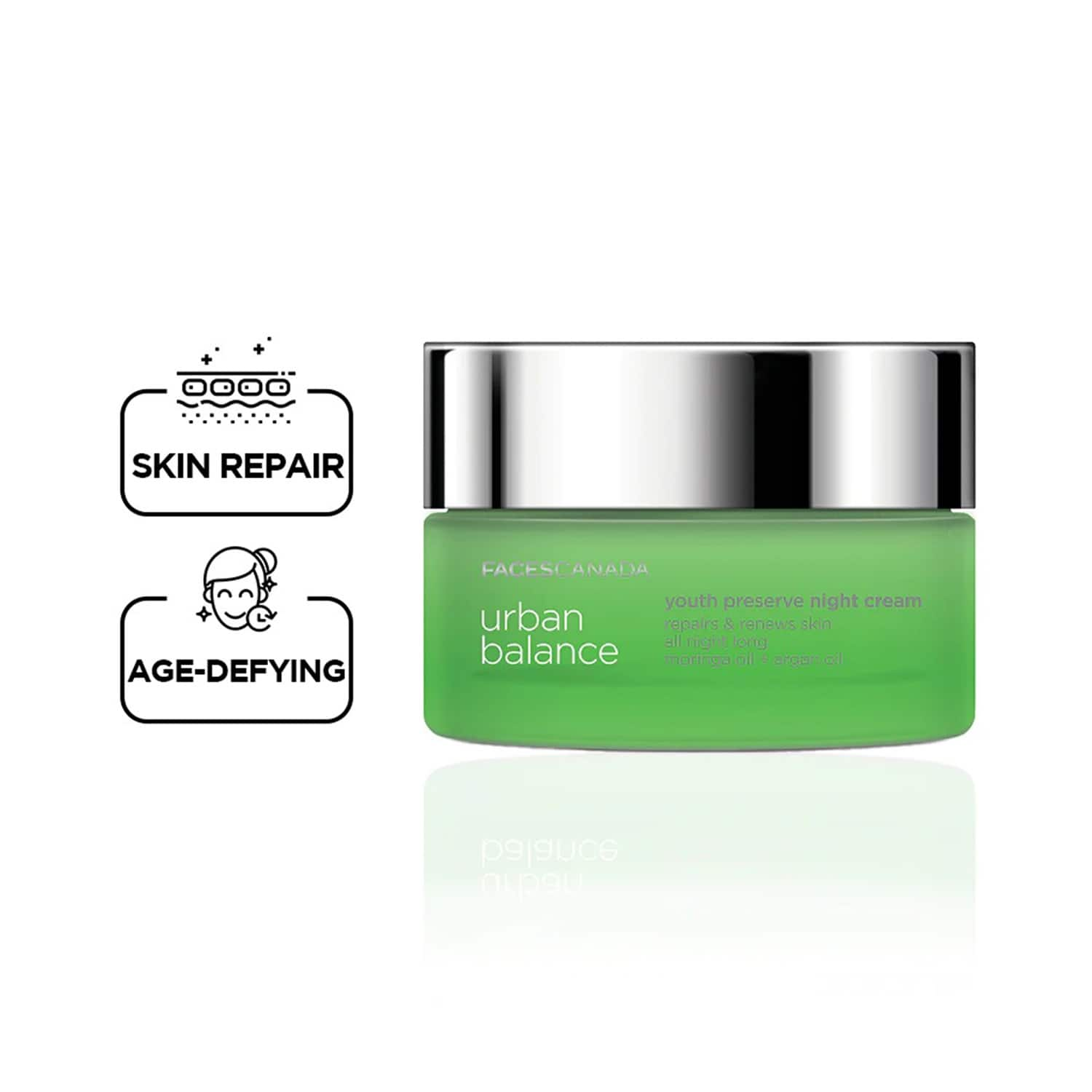 Faces Canada | Faces Canada Urban Balance Youth Preserve Night Cream, For All Skin Types (50 g)