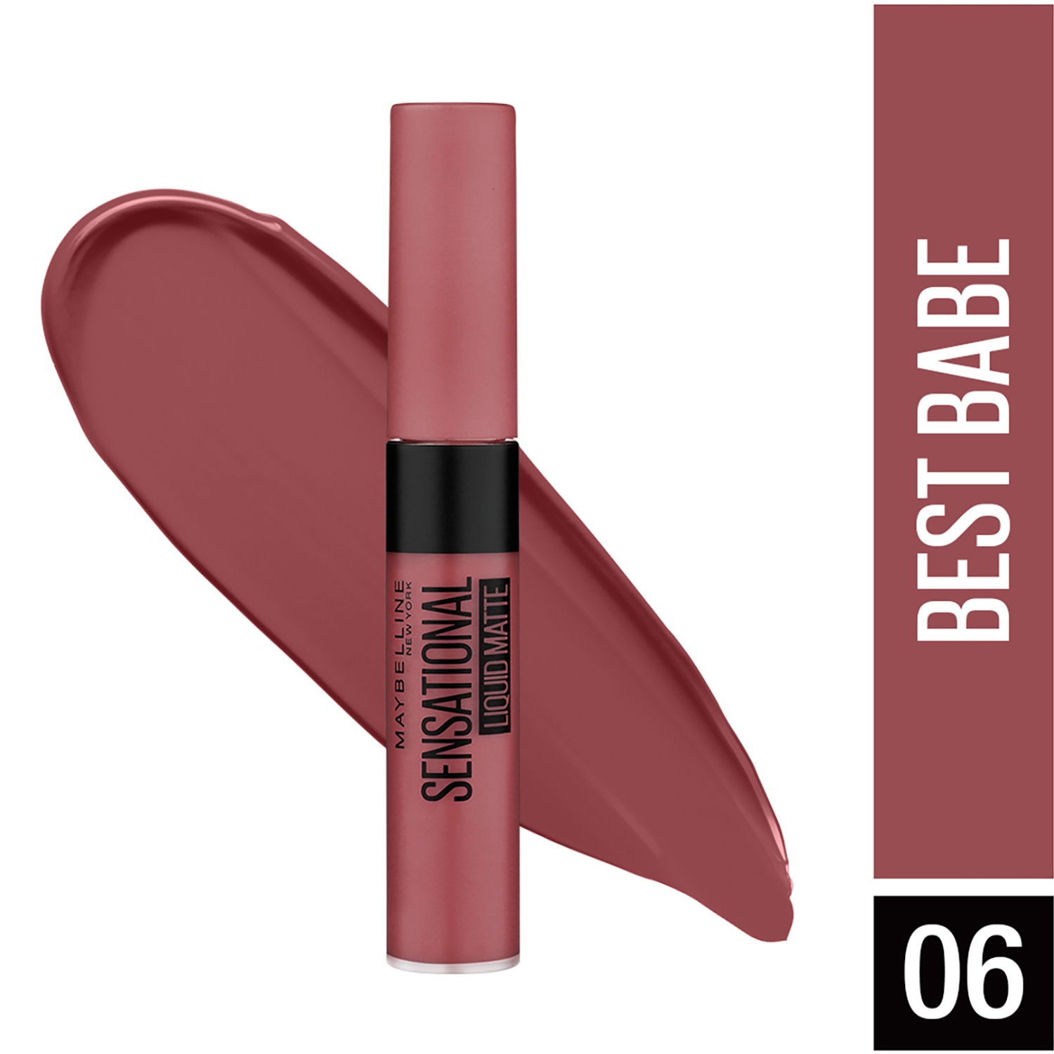 Maybelline New York | Maybelline New York Sensational Liquid Matte Lipstick - 06 Best Babe (7ml)