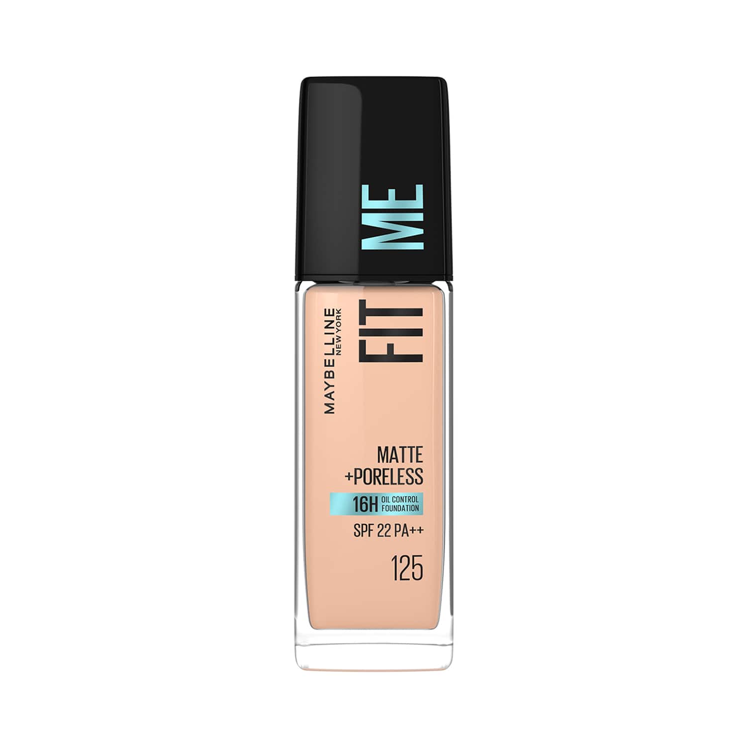 Maybelline New York | Maybelline New York Fit Me Matte + Poreless Liquid Foundation SPF 22 - 125 Nude Beige (30ml)