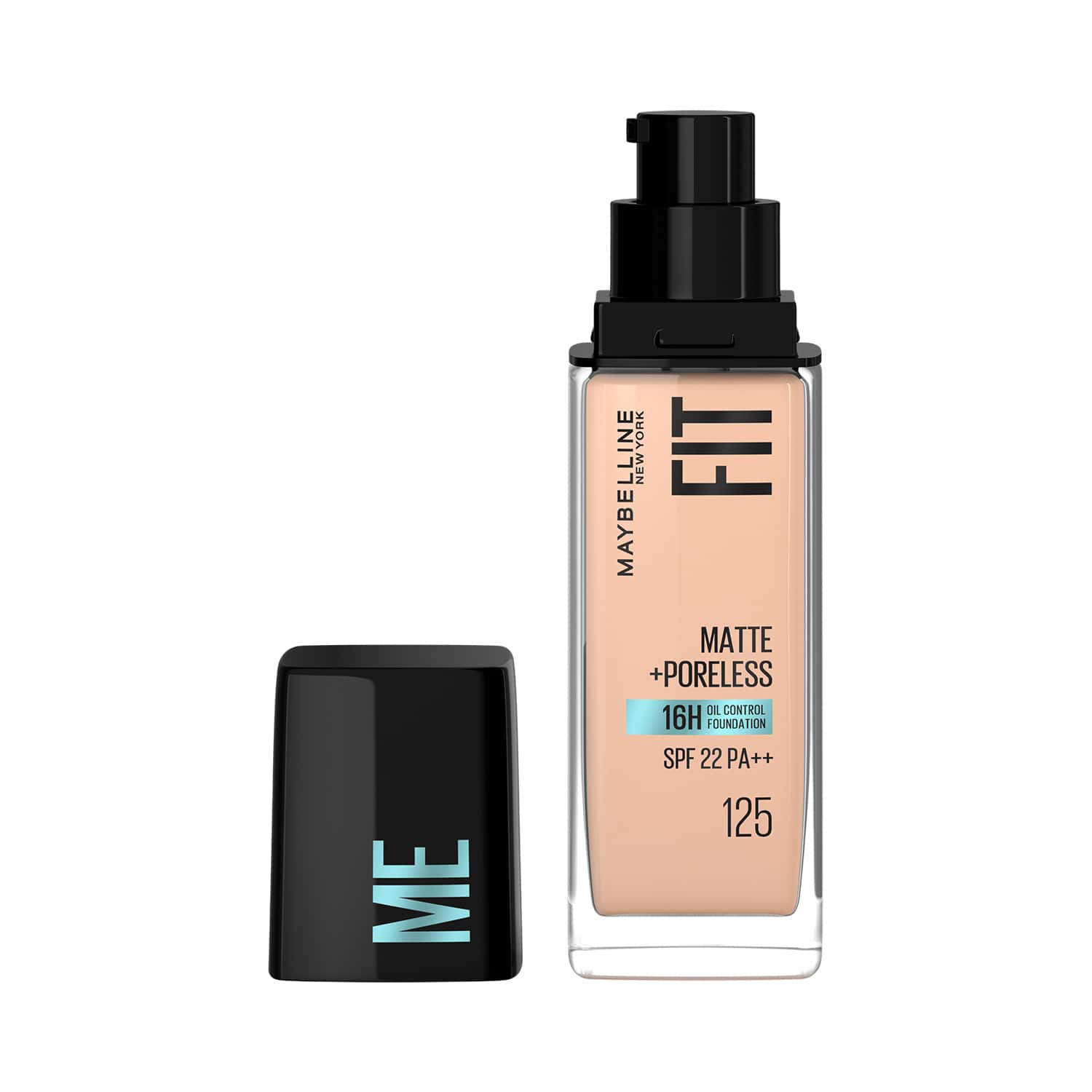 Maybelline New York | Maybelline New York Fit Me Matte + Poreless Liquid Foundation SPF 22 - 125 Nude Beige (30ml)