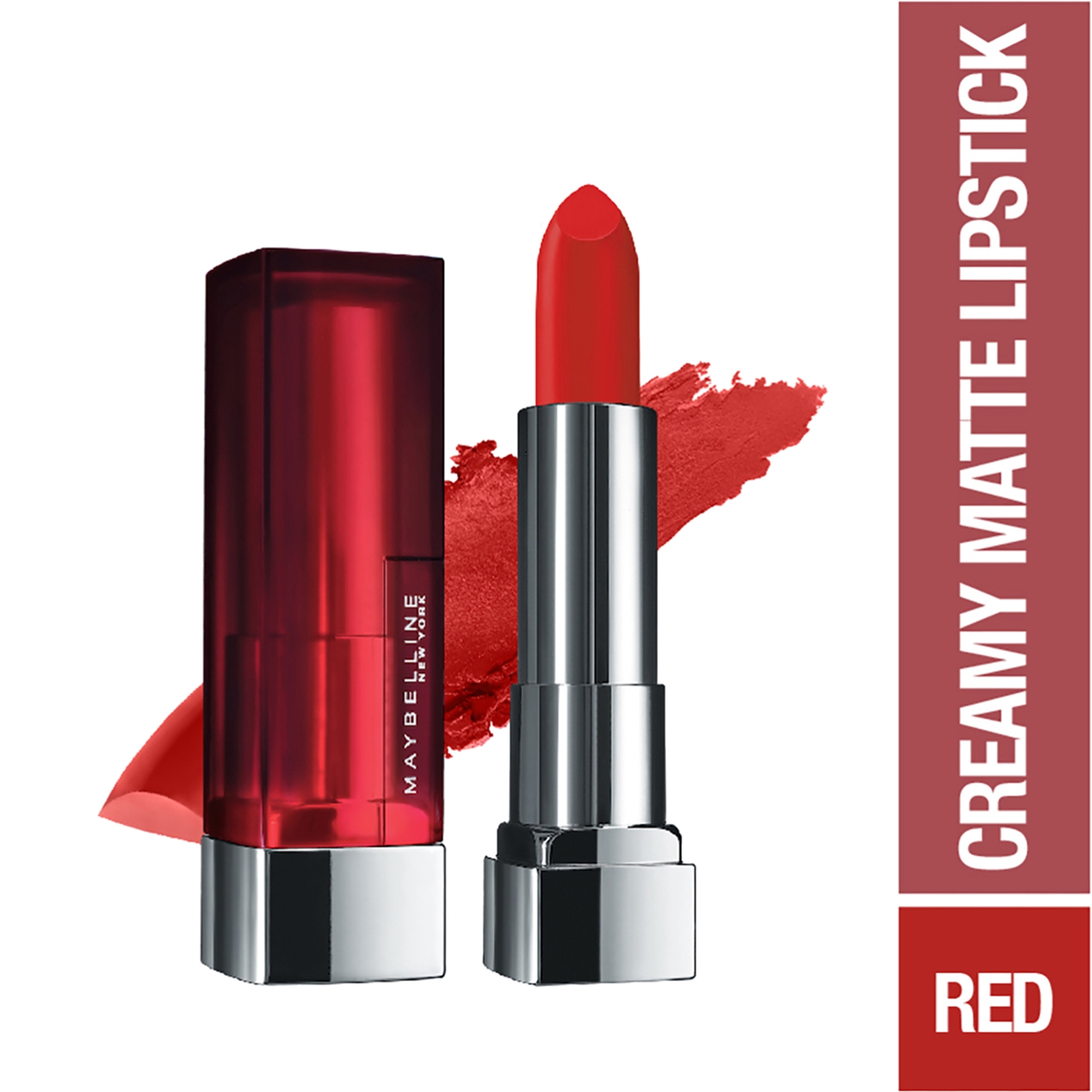 Maybelline New York Color Sensational Creamy Matte Lipstick - 685 Craving Coral (3.9g)