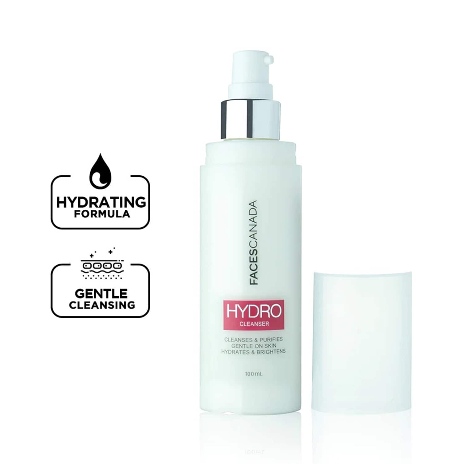 Faces Canada | Faces Canada Hydro Gentle Cleanser, Cleanses Deeply, Hydrates & Purifies Skin (100 ml)