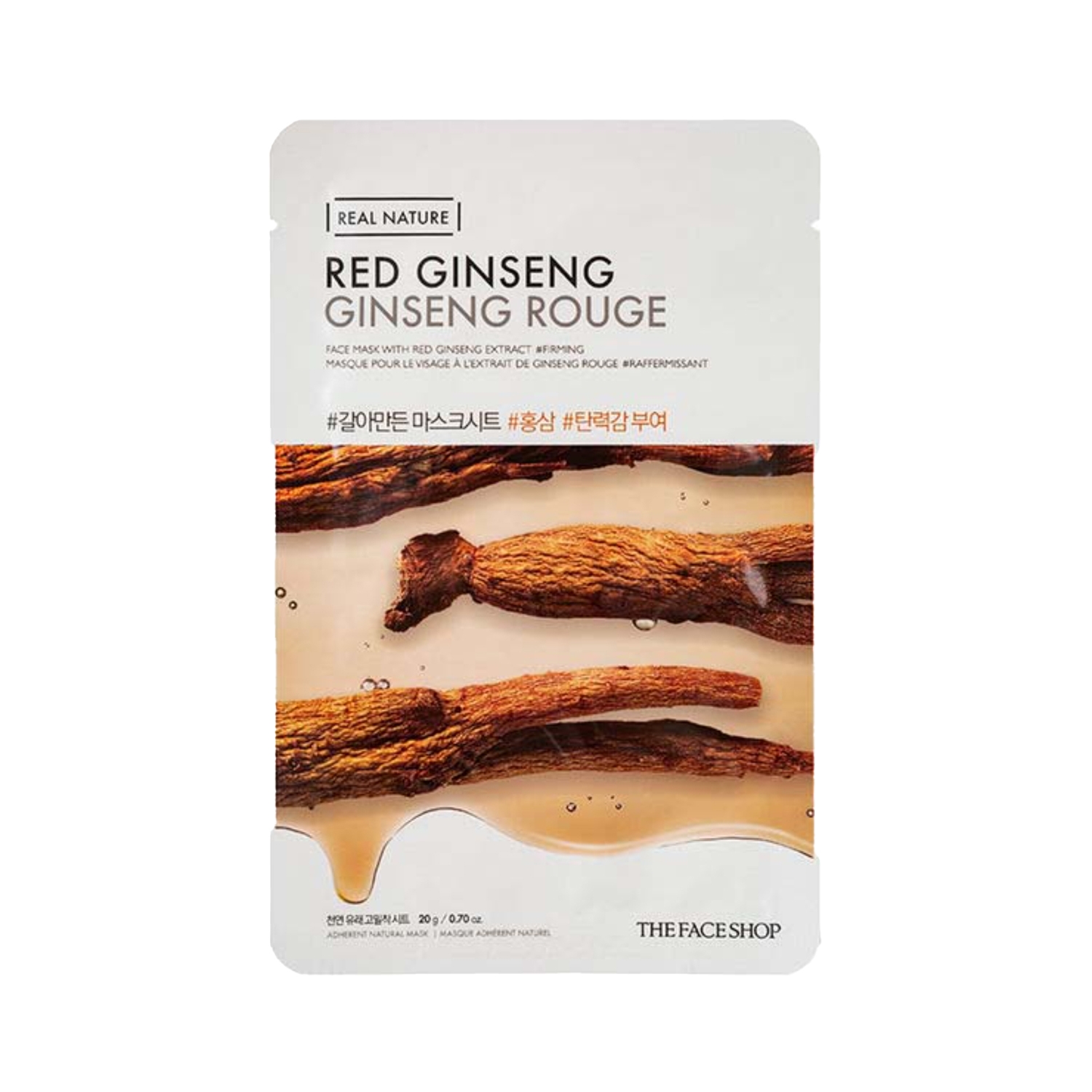 The Face Shop | The Face Shop Real Nature Red Ginseng Face Sheet Mask (20g)