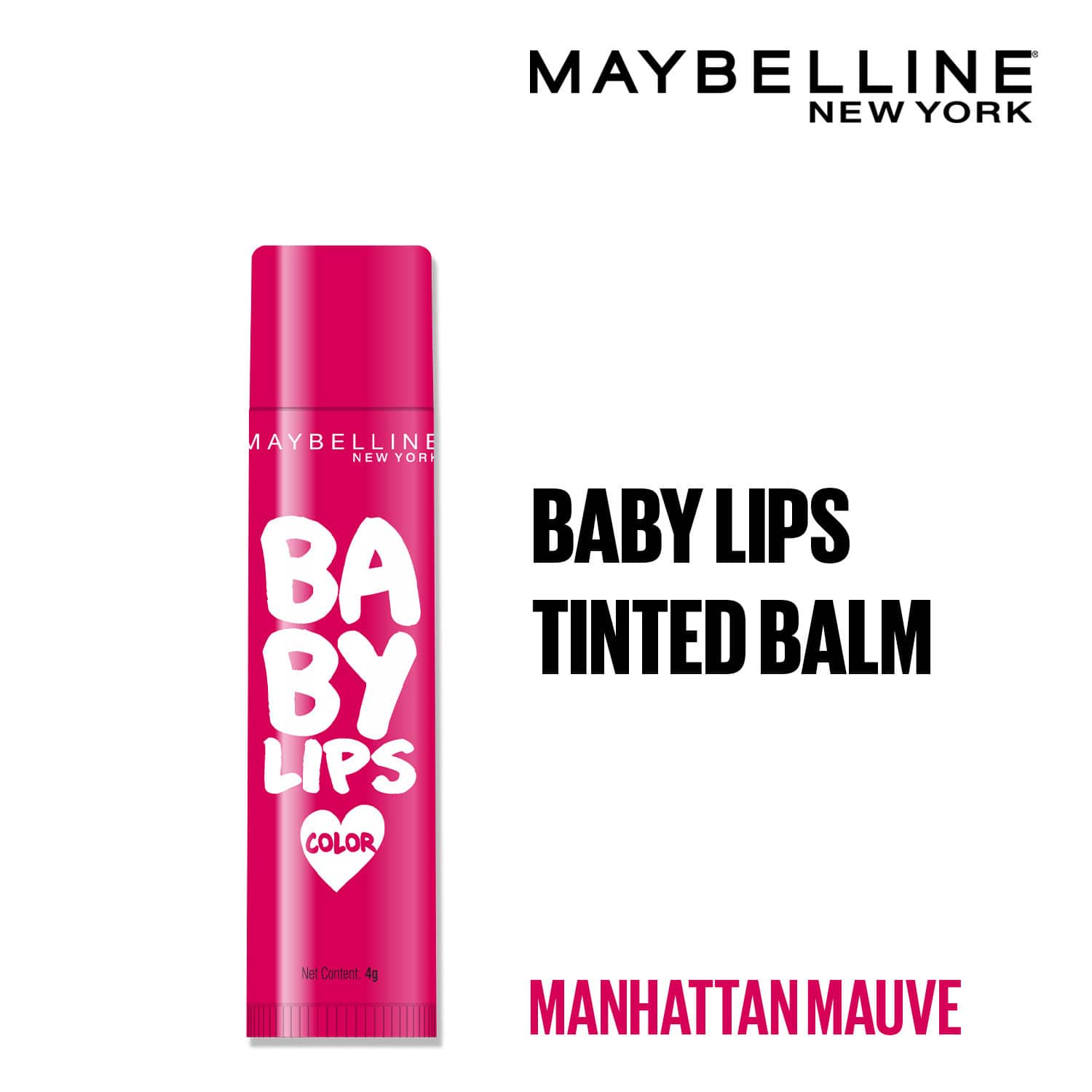 Maybelline New York | Maybelline New York Baby Lips Colour Limited Edition Lip Balm - Manhattan Mauve (4g)