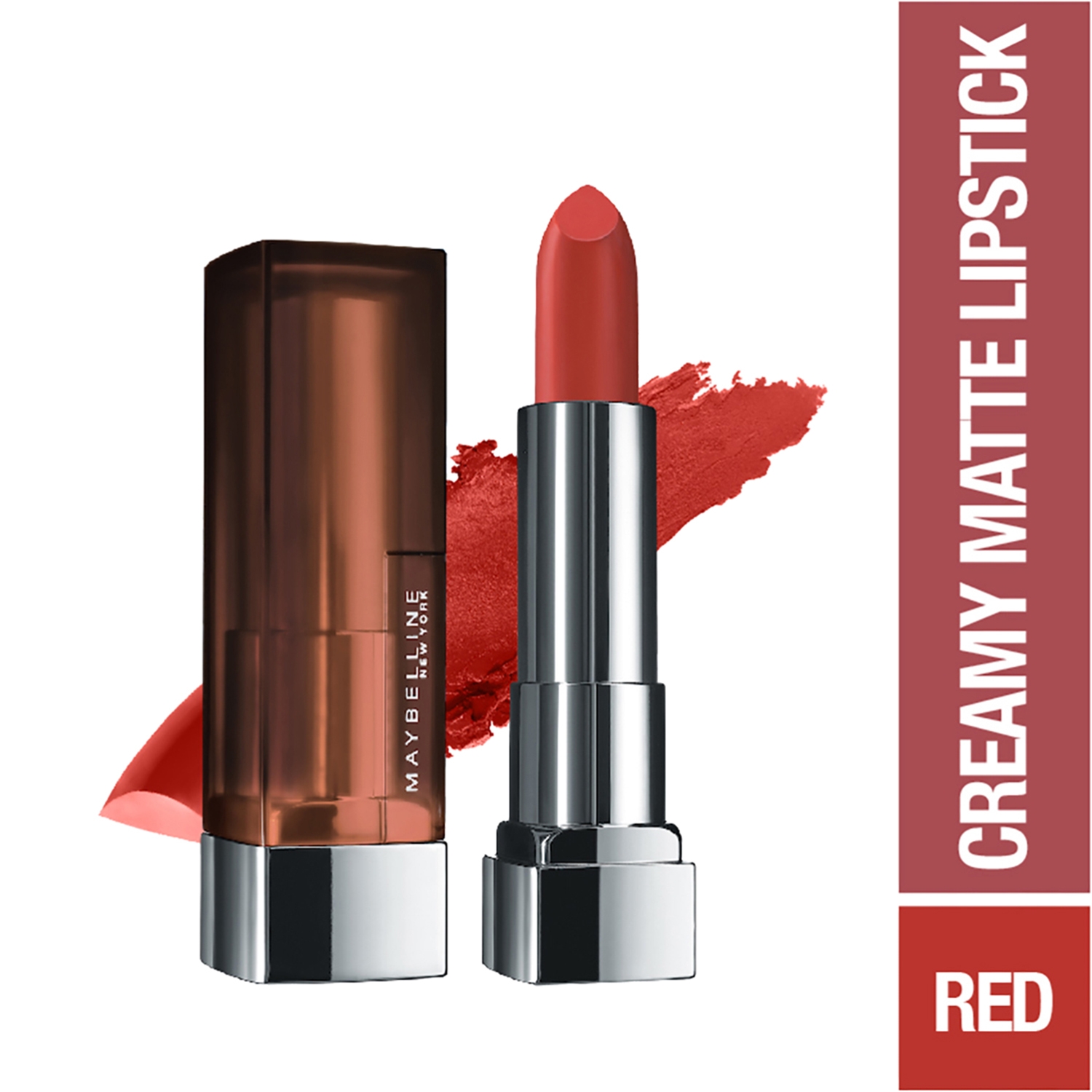 Maybelline New York Color Sensational Creamy Matte Lipstick - 500 Chilli Nude (3.9g)