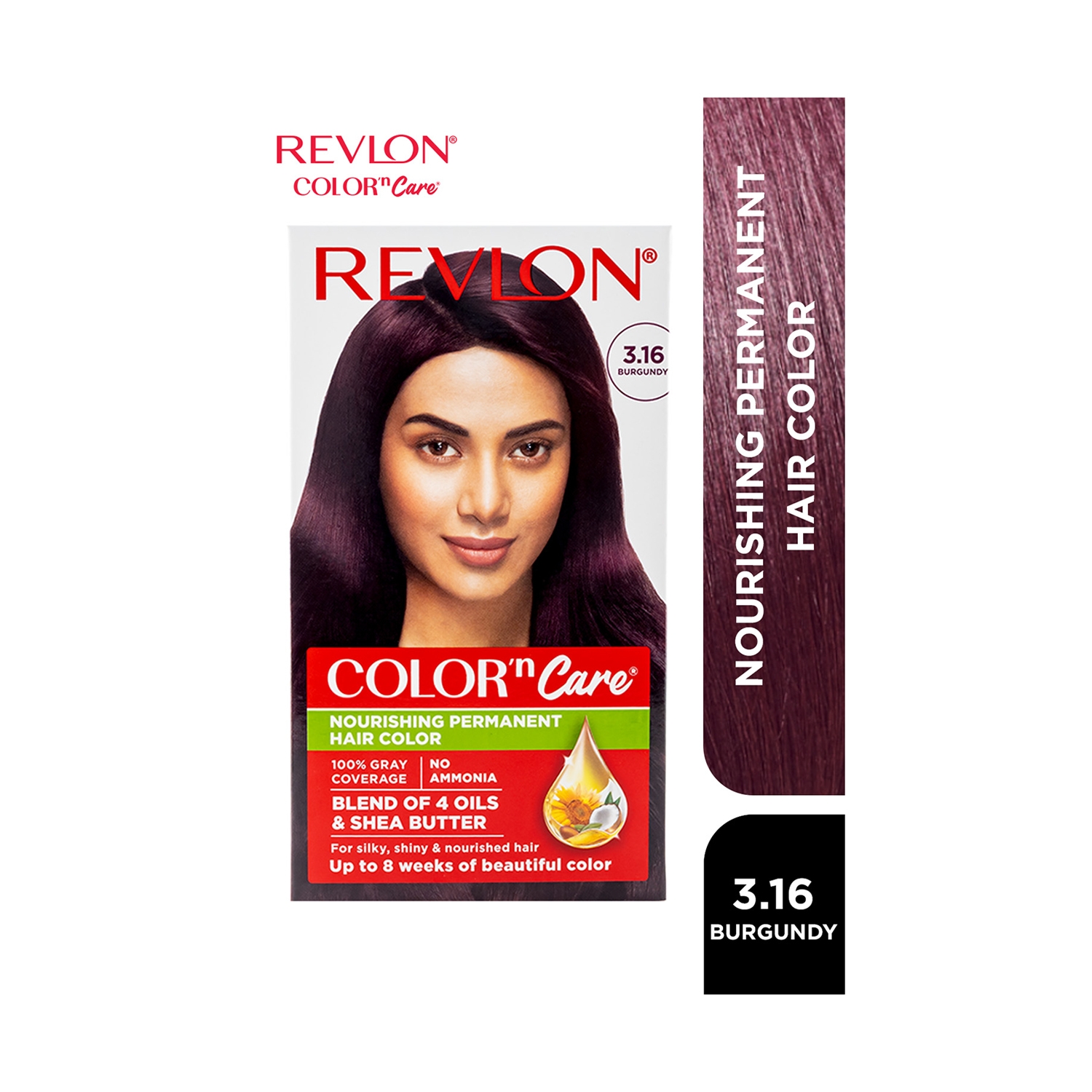 Revlon | Revlon Color N Care Permanent Hair Color Cream - 3RV Burgundy (40g+67.5ml)