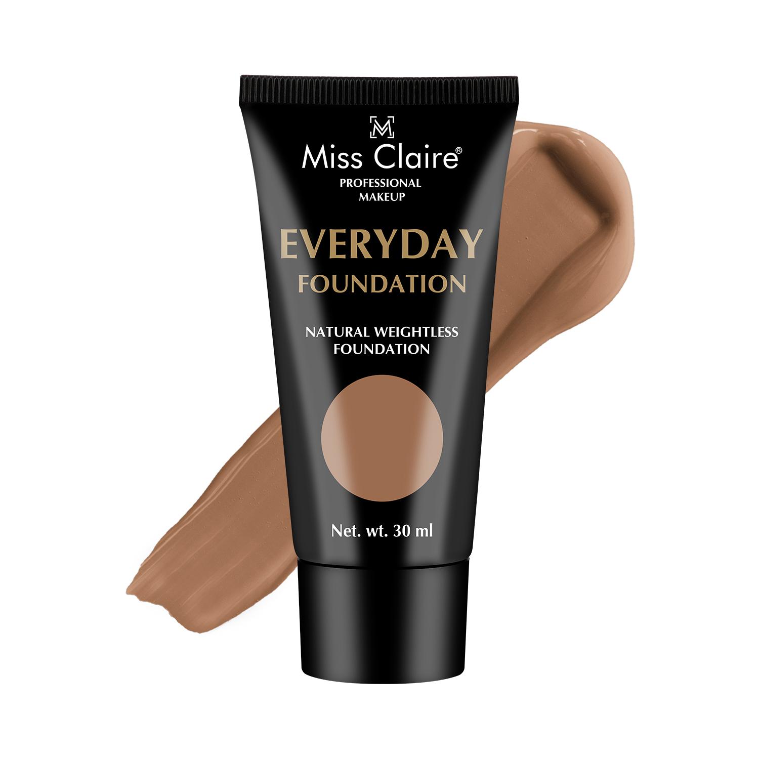 Miss Claire Everyday Foundation - Mt-05 Warm Caramel (30ml)