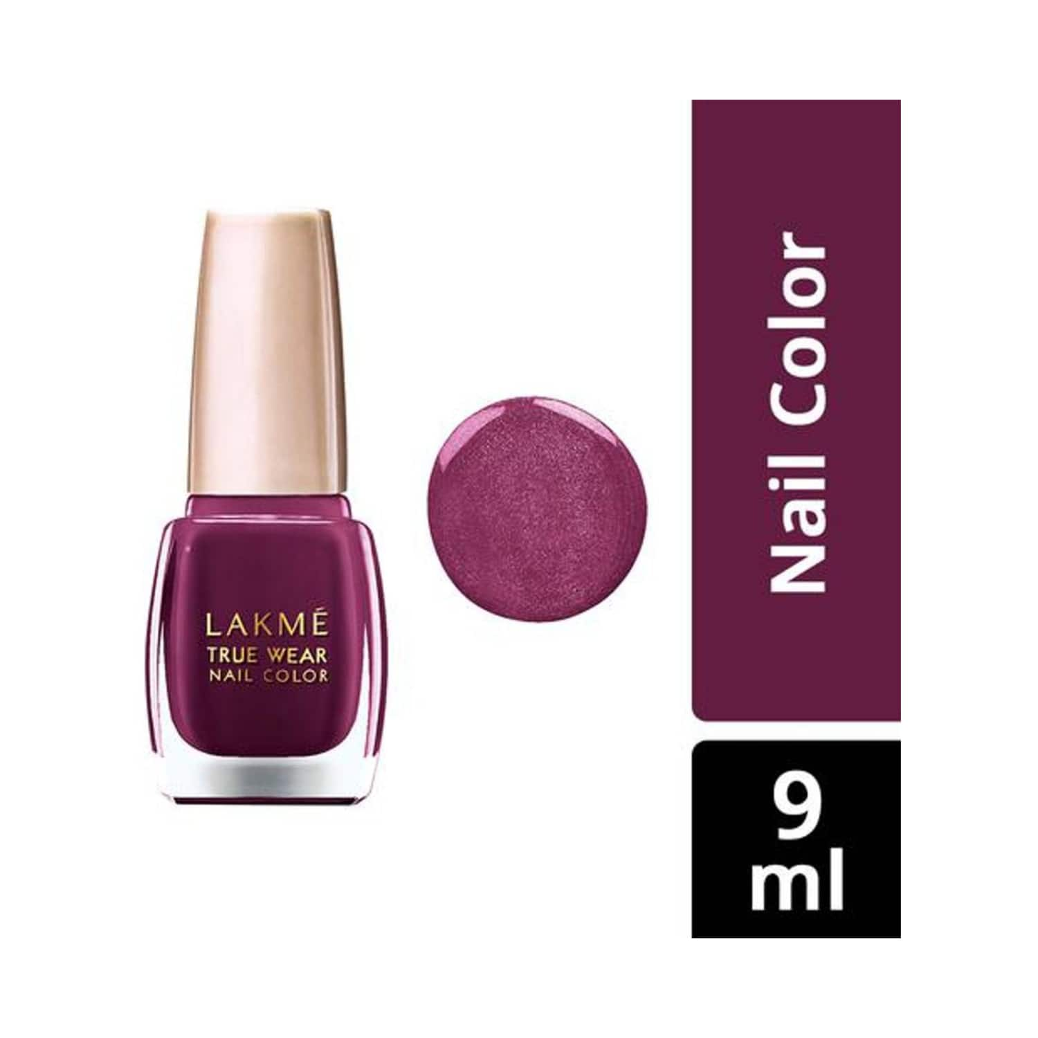 Lakme | Lakme True Wear Nail Color - 403 Maroon (9ml)