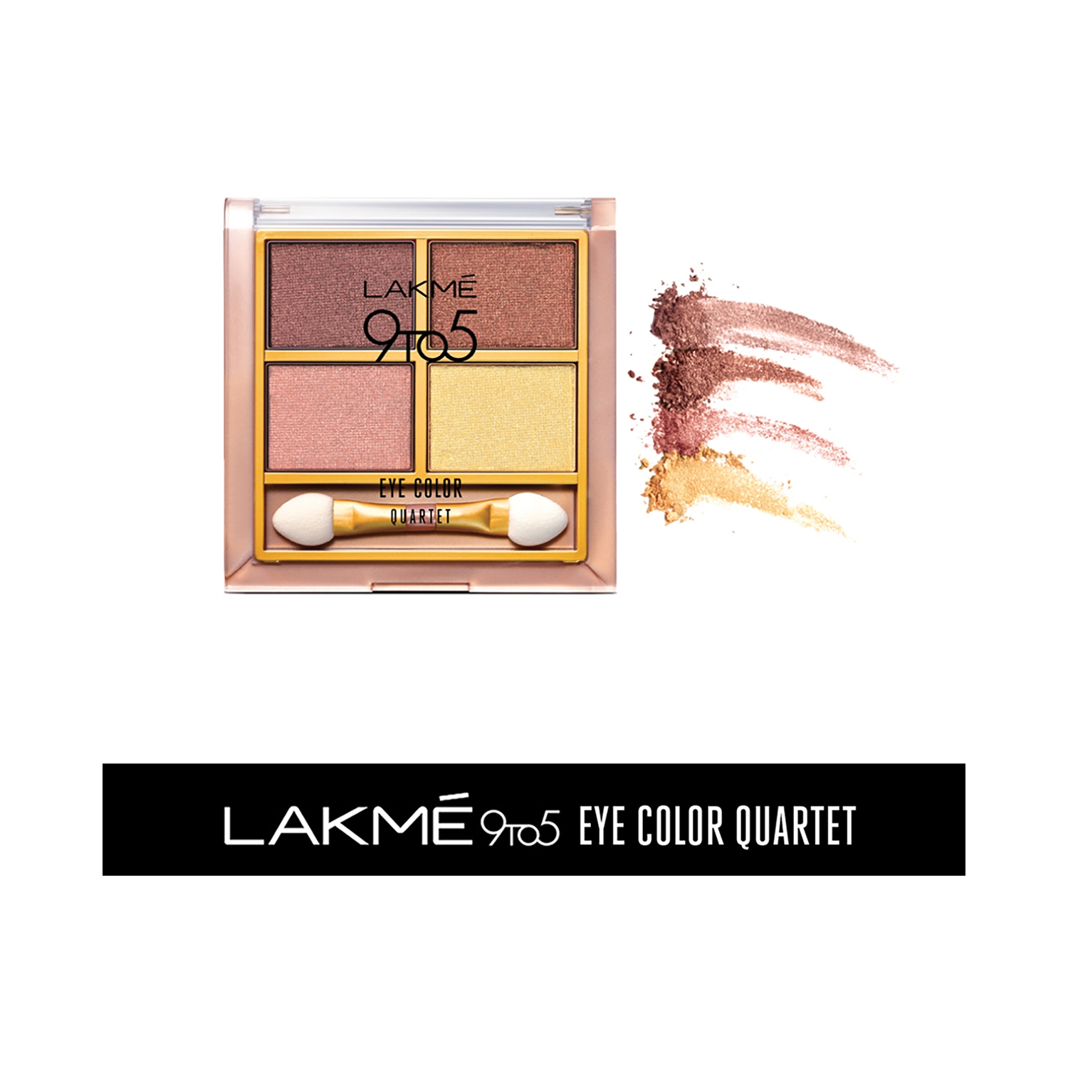 Lakme | Lakme 9To5 Eye Color Quartet Eye Shadow - Desert Rose (7g)