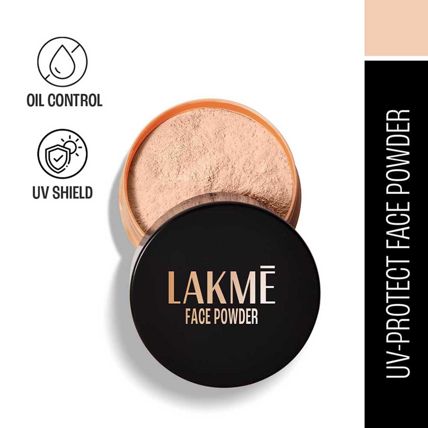 Lakme | Lakme Forever Matte Face Powder Matte Finish Oil Cointrol for rosy glow Soft Pink (40 g)