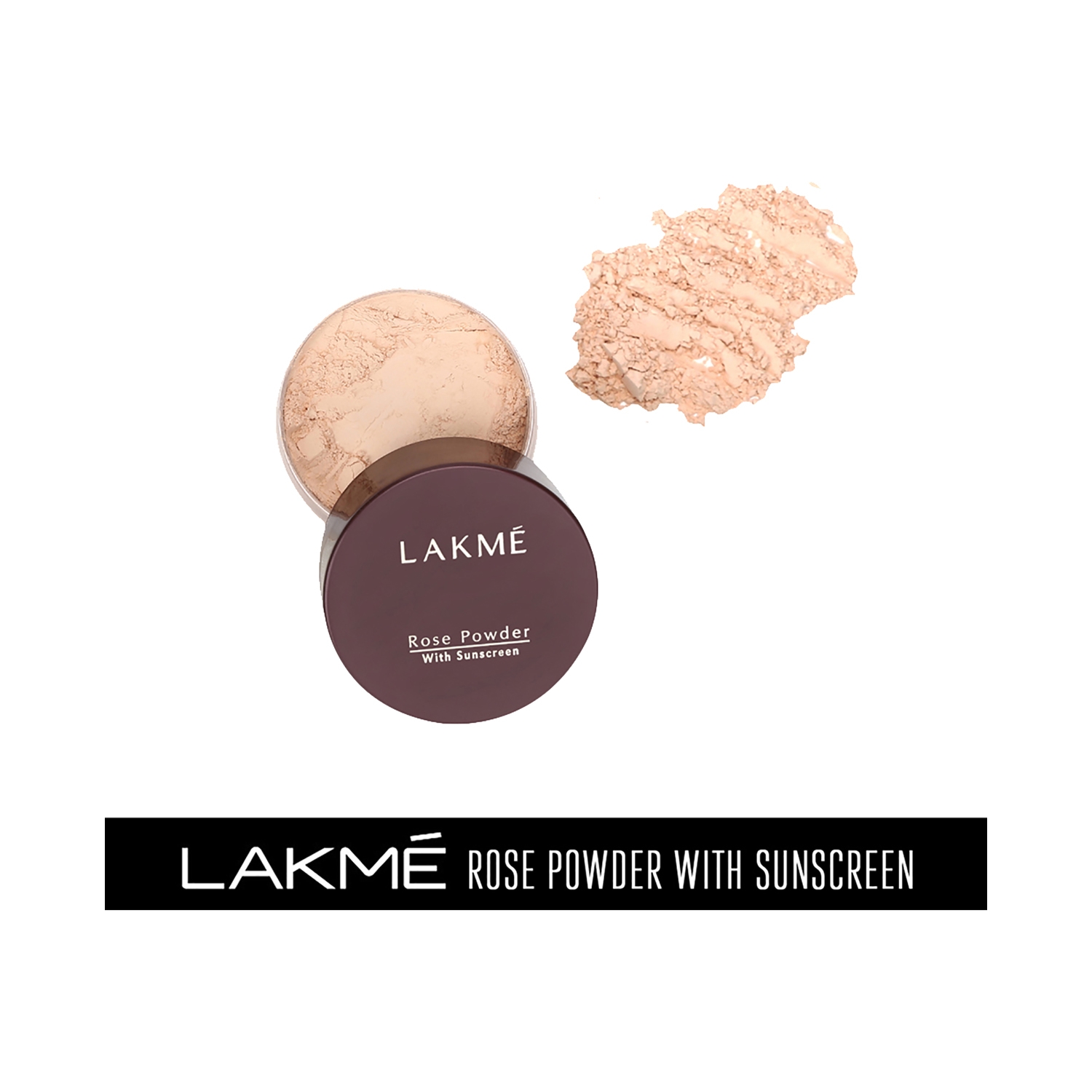 Lakme | Lakme Rose Face Powder With Sunscreen - Soft Pink (40g)