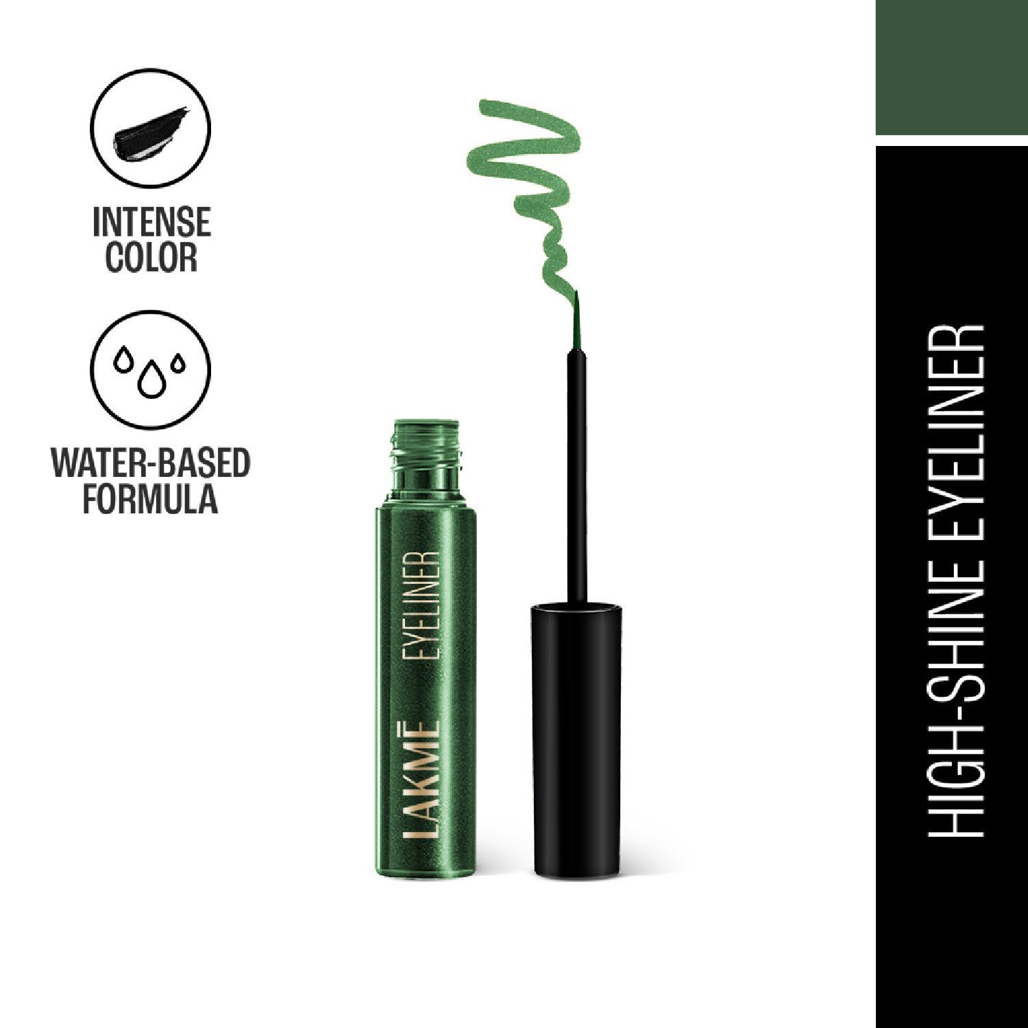 Lakme | Lakme Unreal Precision Liquid Eye Liner - Sparkling Olive (4.5 ml)