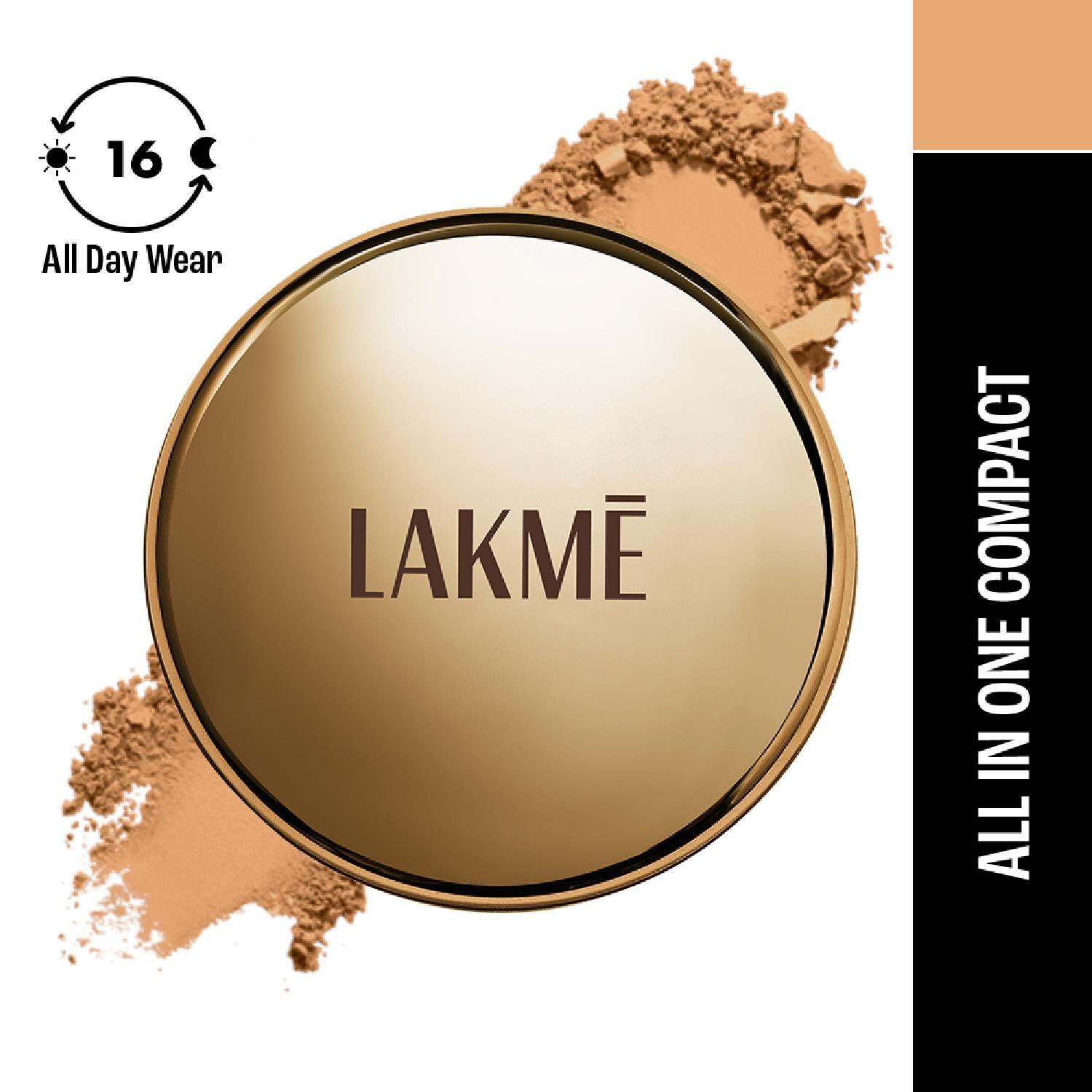 Lakme | Lakme Powerplay Priming Powder Foundation, 3-in-1, Rose Silk (9 g)