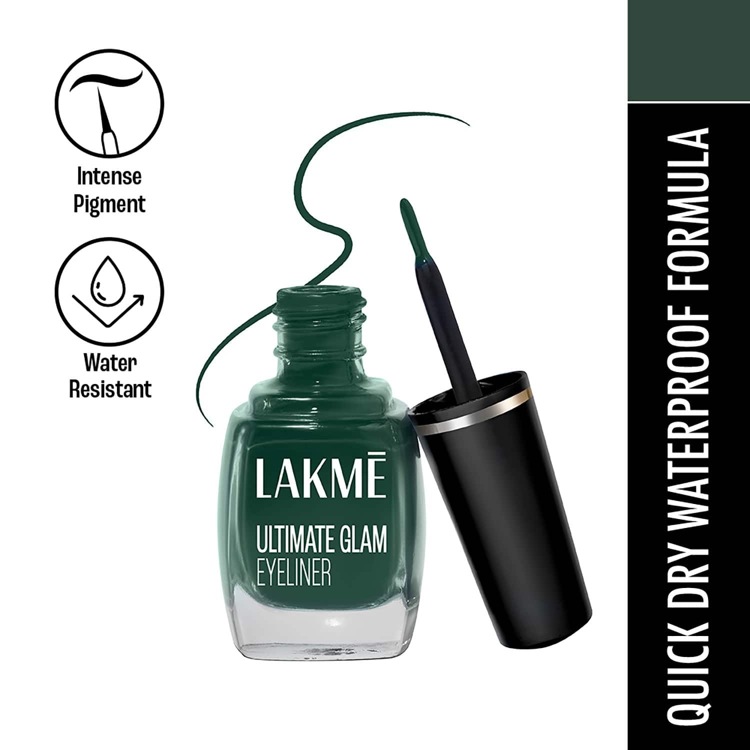Lakme | Lakme Ultimate Glam Eye Liner - Semi Matte Green (9 ml)