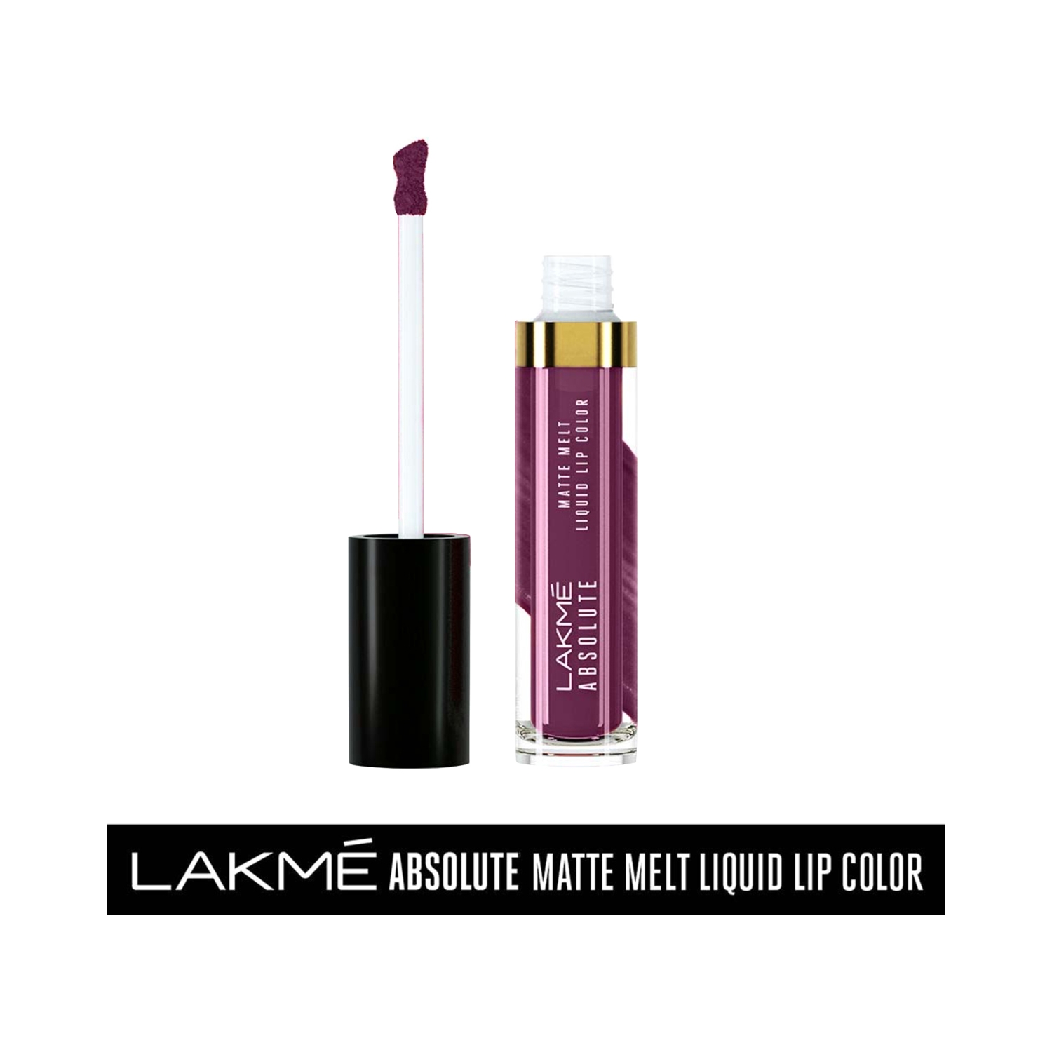 Lakme | Lakme Absolute Matte Melt Liquid Lip Color - Wine N Dine (6ml)