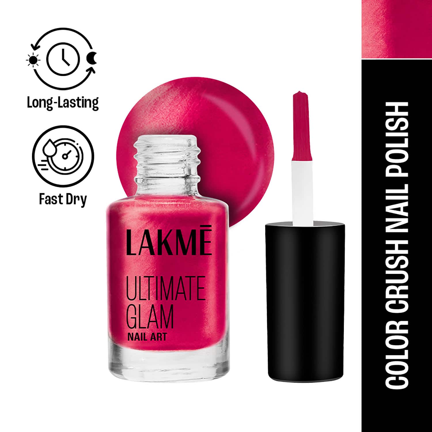 Lakme | Lakme Color Crush Nailart - M1 Ox Blood (6 ml)